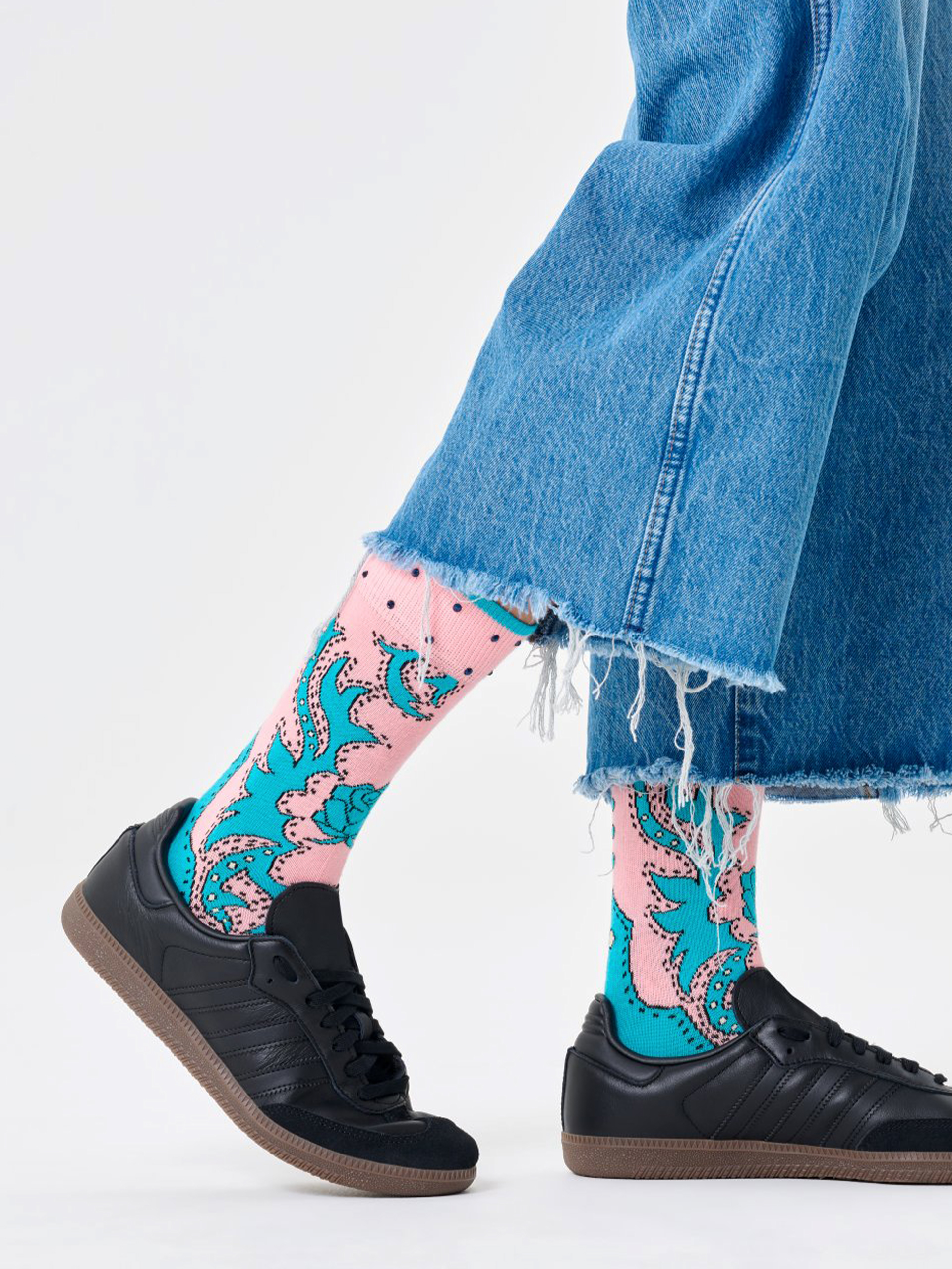  Шкарпетки Happy Socks Wrangler Freehand (turquoise)