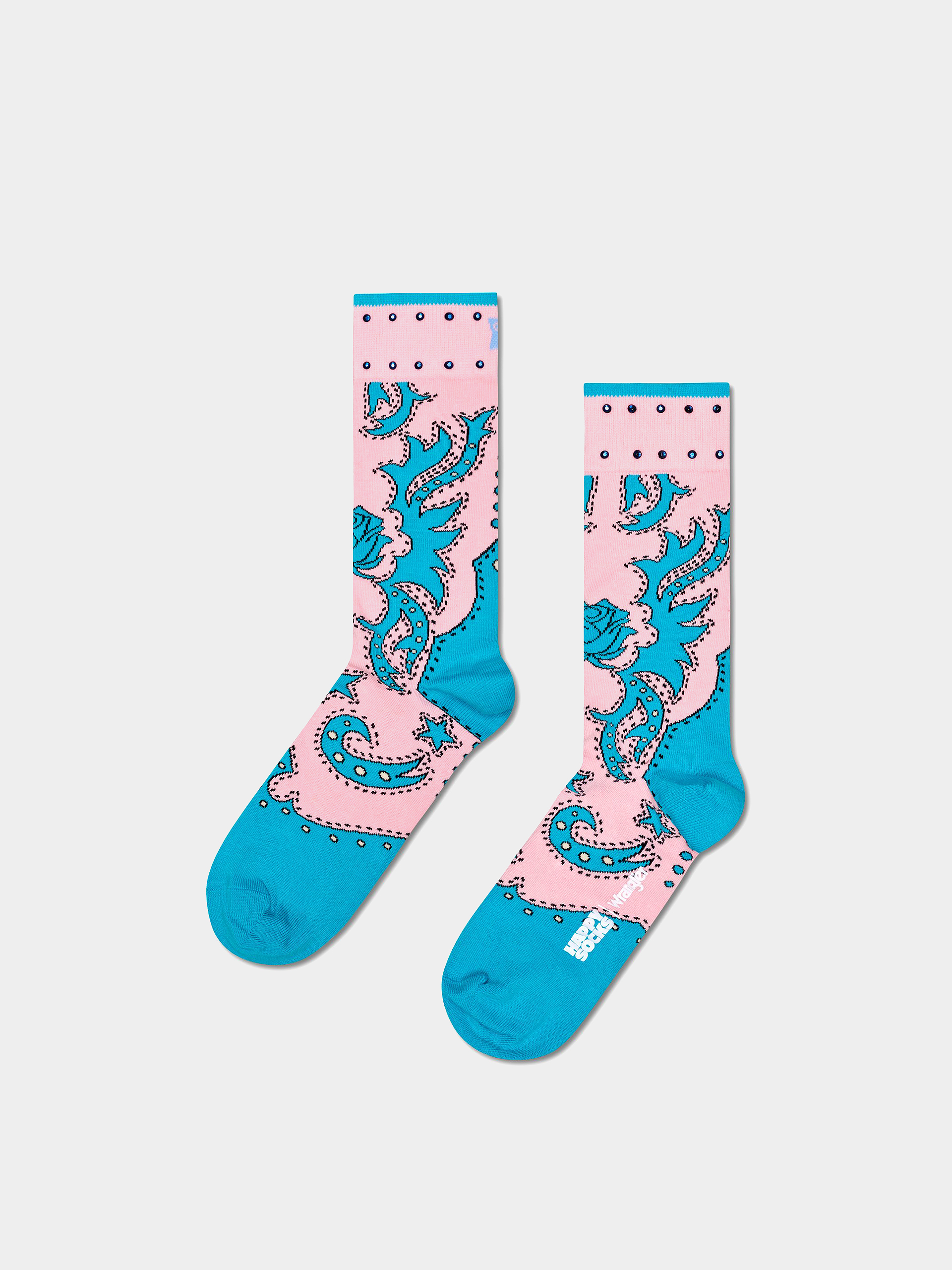  Шкарпетки Happy Socks Wrangler Freehand (turquoise)