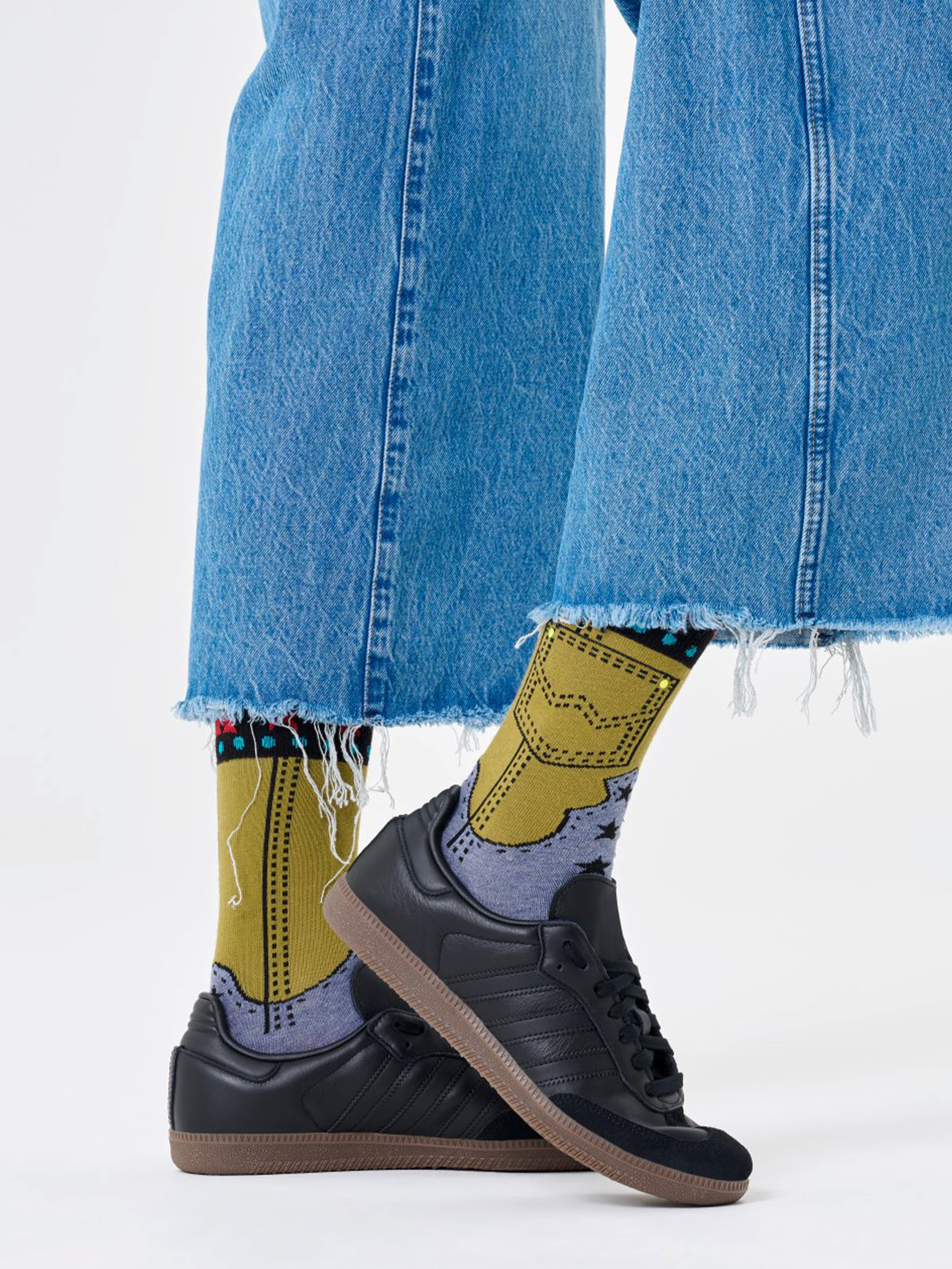  Шкарпетки Happy Socks Wrangler Jean Genie (dark green)