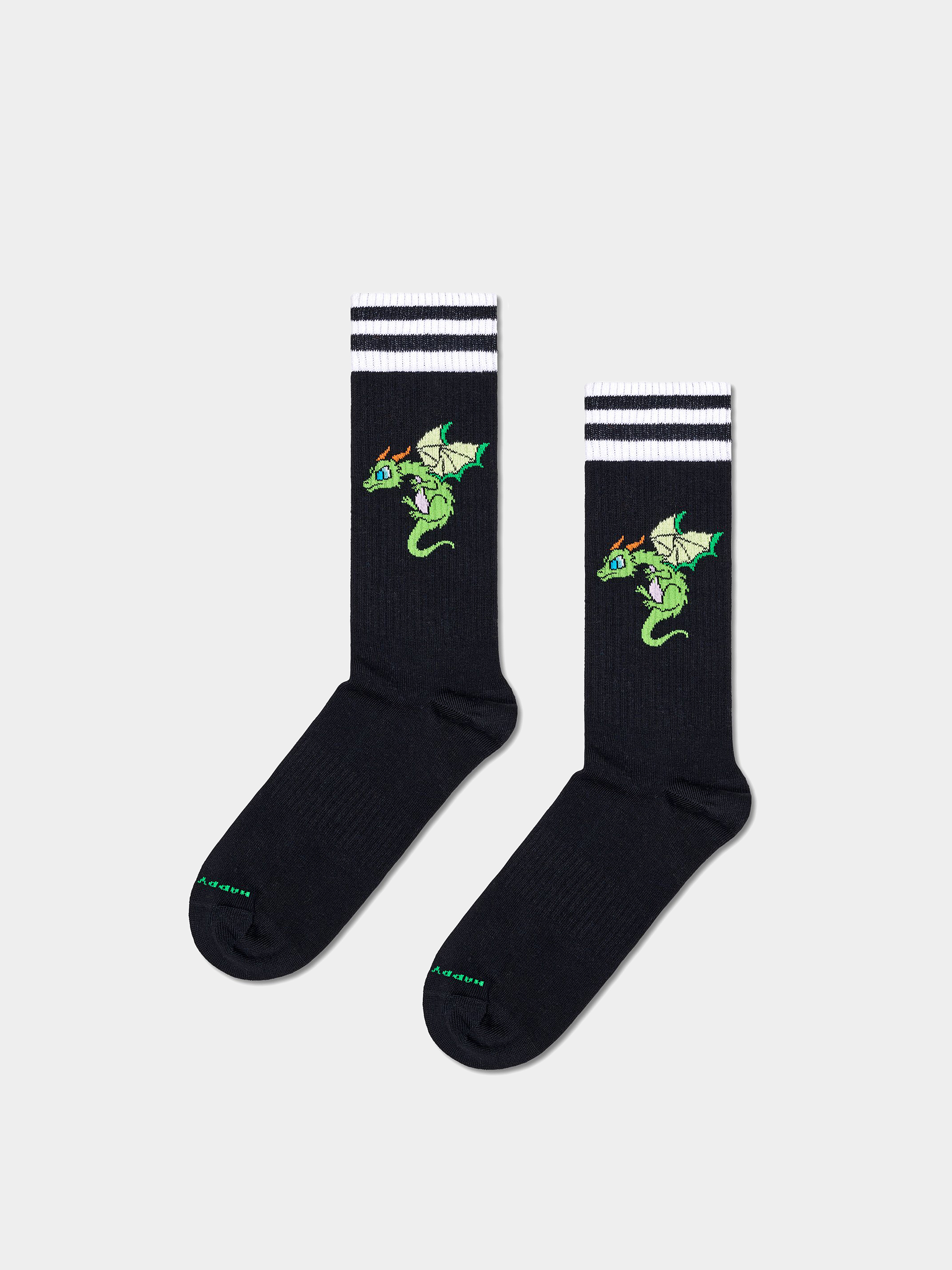  Шкарпетки Happy Socks Dragon Sneaker (black)