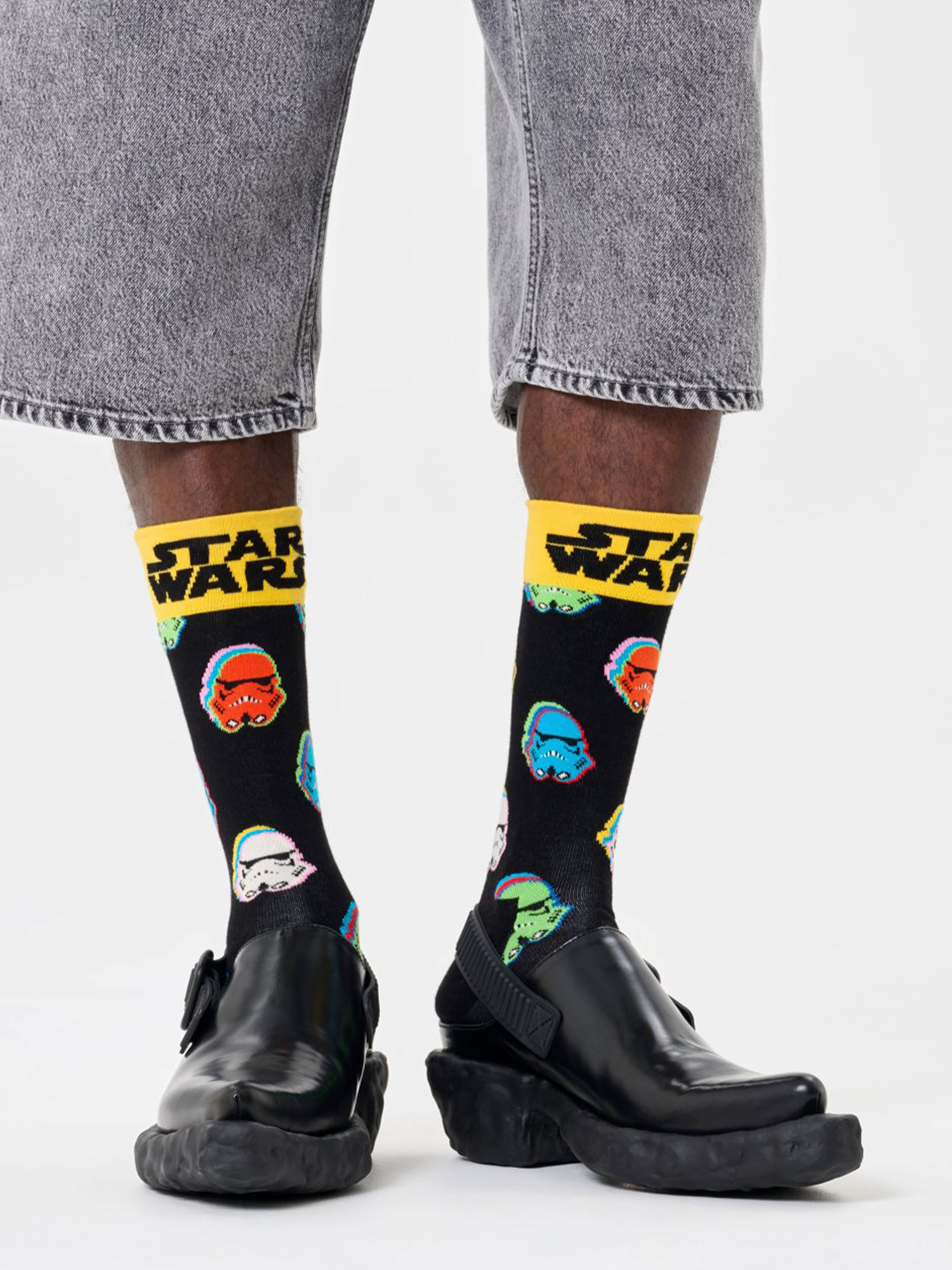  Шкарпетки Happy Socks Star Wars Stormtrooper (black)