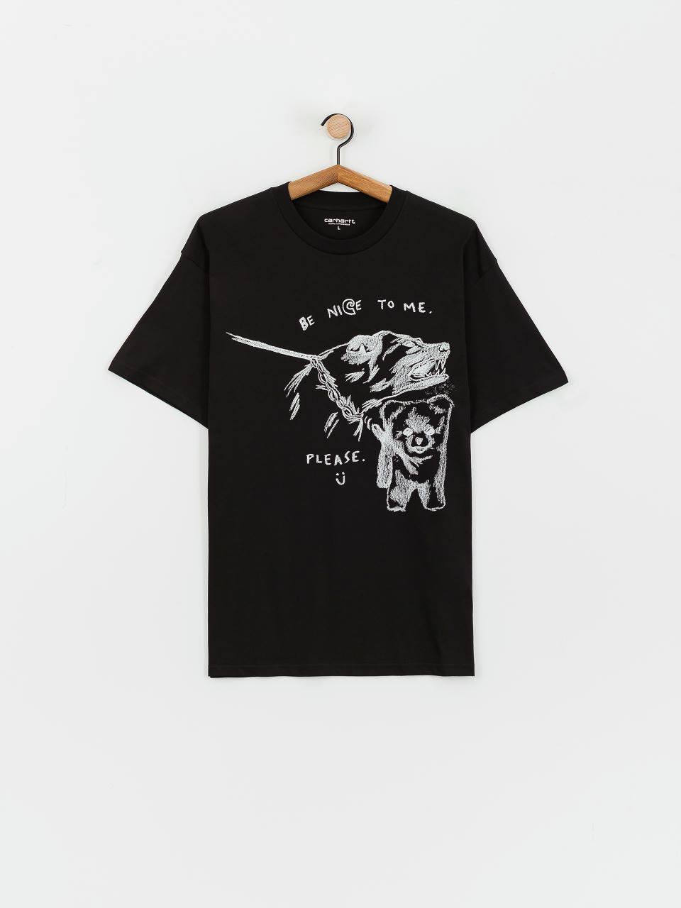 Футболка Carhartt WIP Pepe Be Nice (black/white)