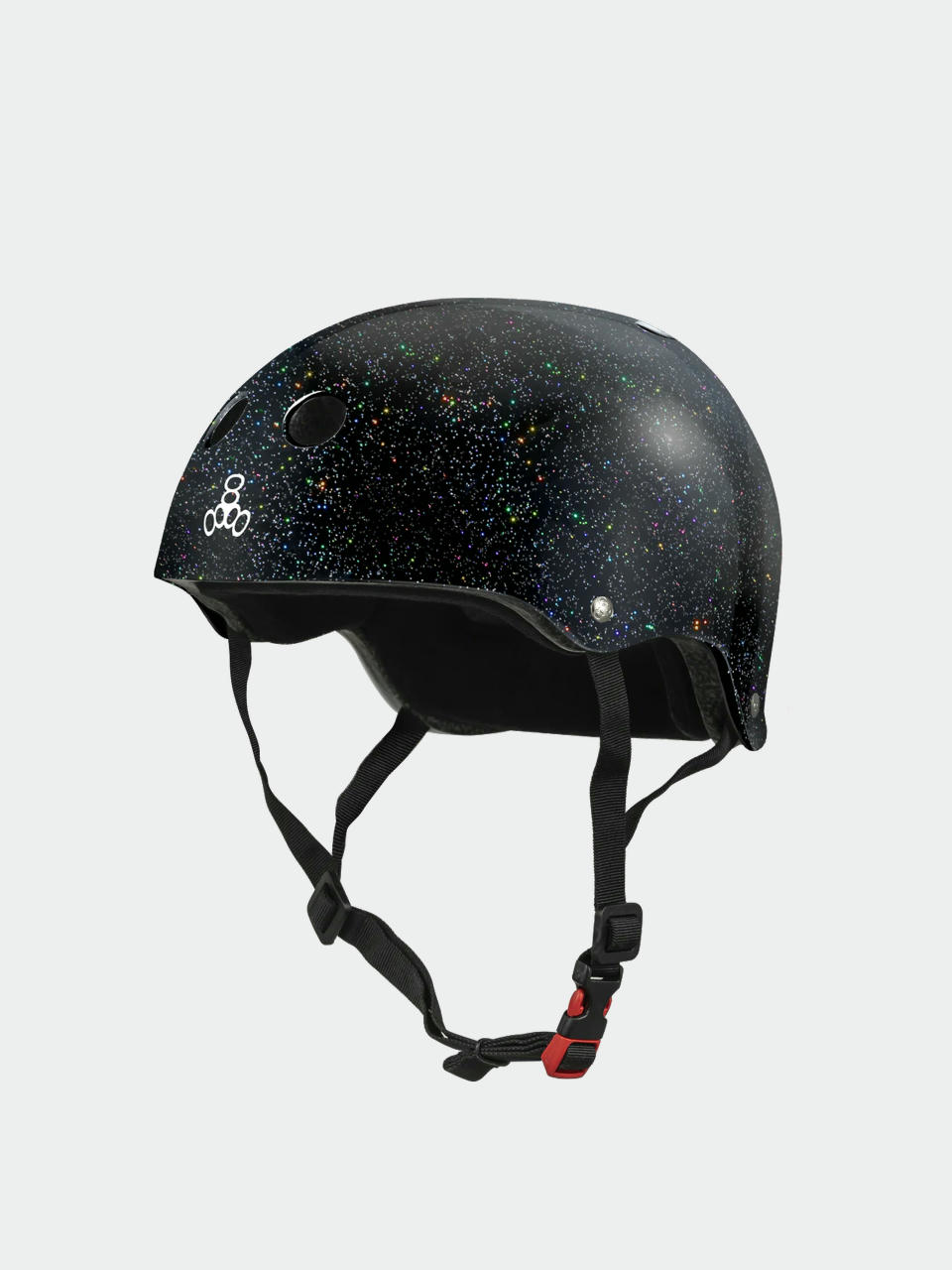 Шолом Triple Eight The Certified Sweatsaver Helmet (black glitter)