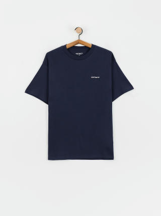 Футболка Carhartt WIP Script Embroidery (air force blue/white)