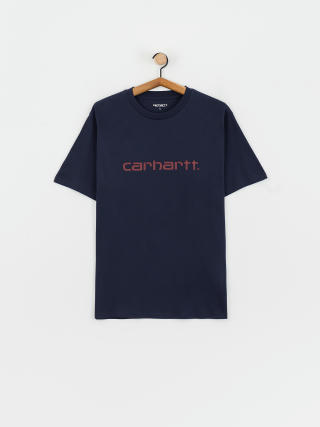 Футболка Carhartt WIP Script (air force blue/malbec)