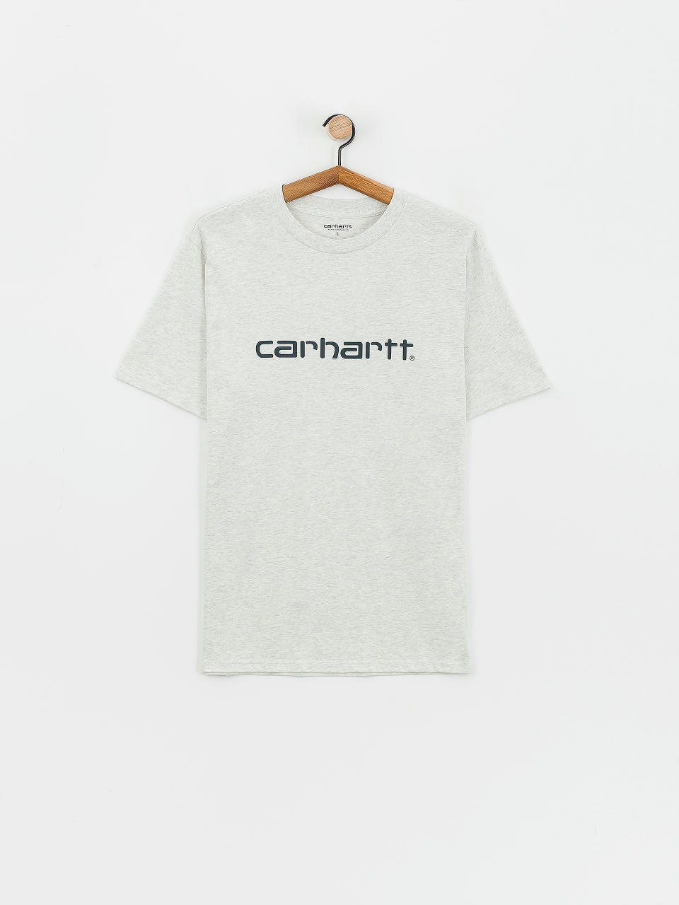 Футболка Carhartt WIP Script (ash heather/duck blue)