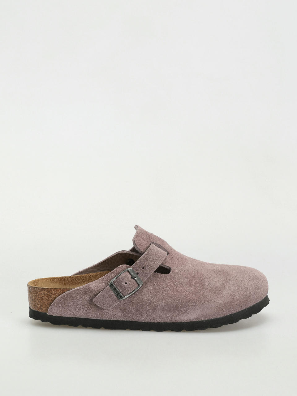 Шльопанці Birkenstock Boston Suede Regular Wmn (faded purple)