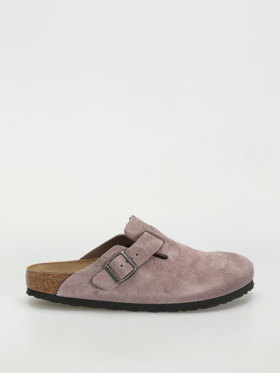 Шльопанці Birkenstock Boston Suede Narrow (faded purple)