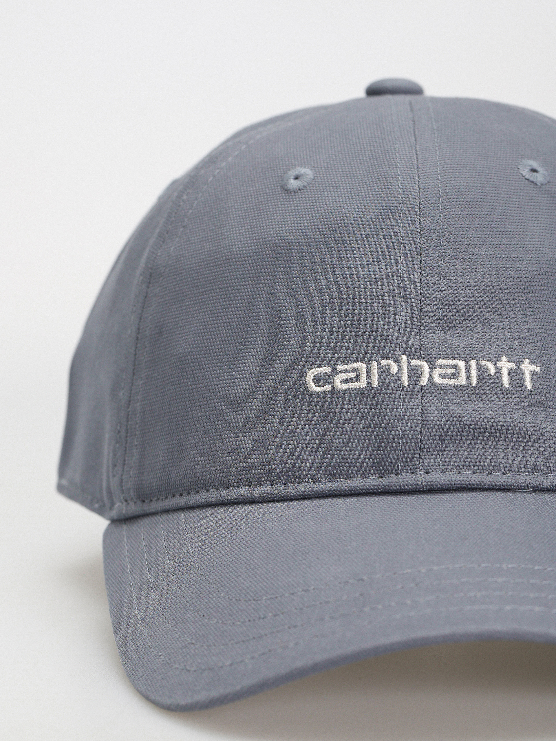 Кепка Carhartt WIP Canvas Script (dove grey/wax)