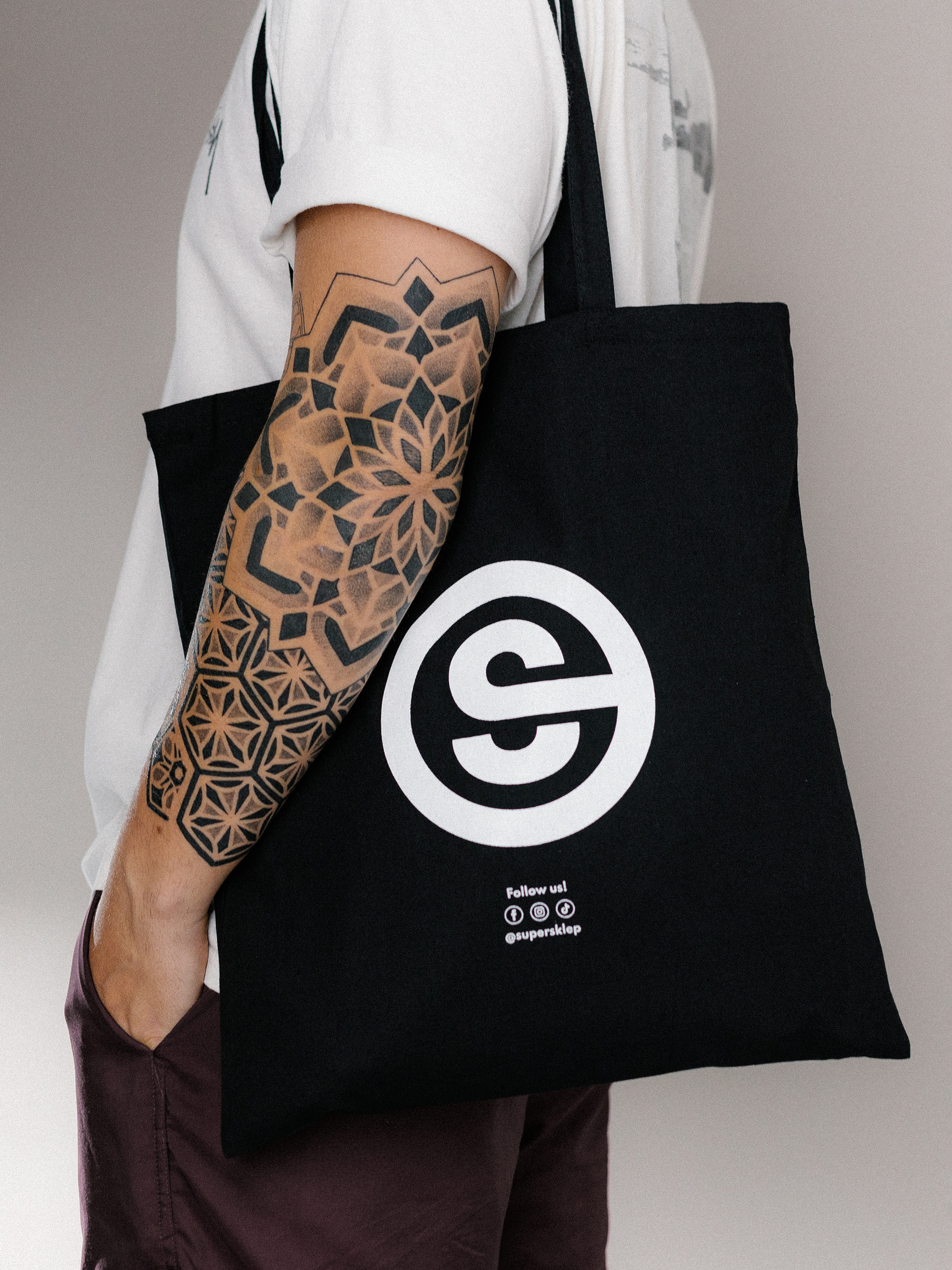 Шопер Super-Shop Stamp (black)