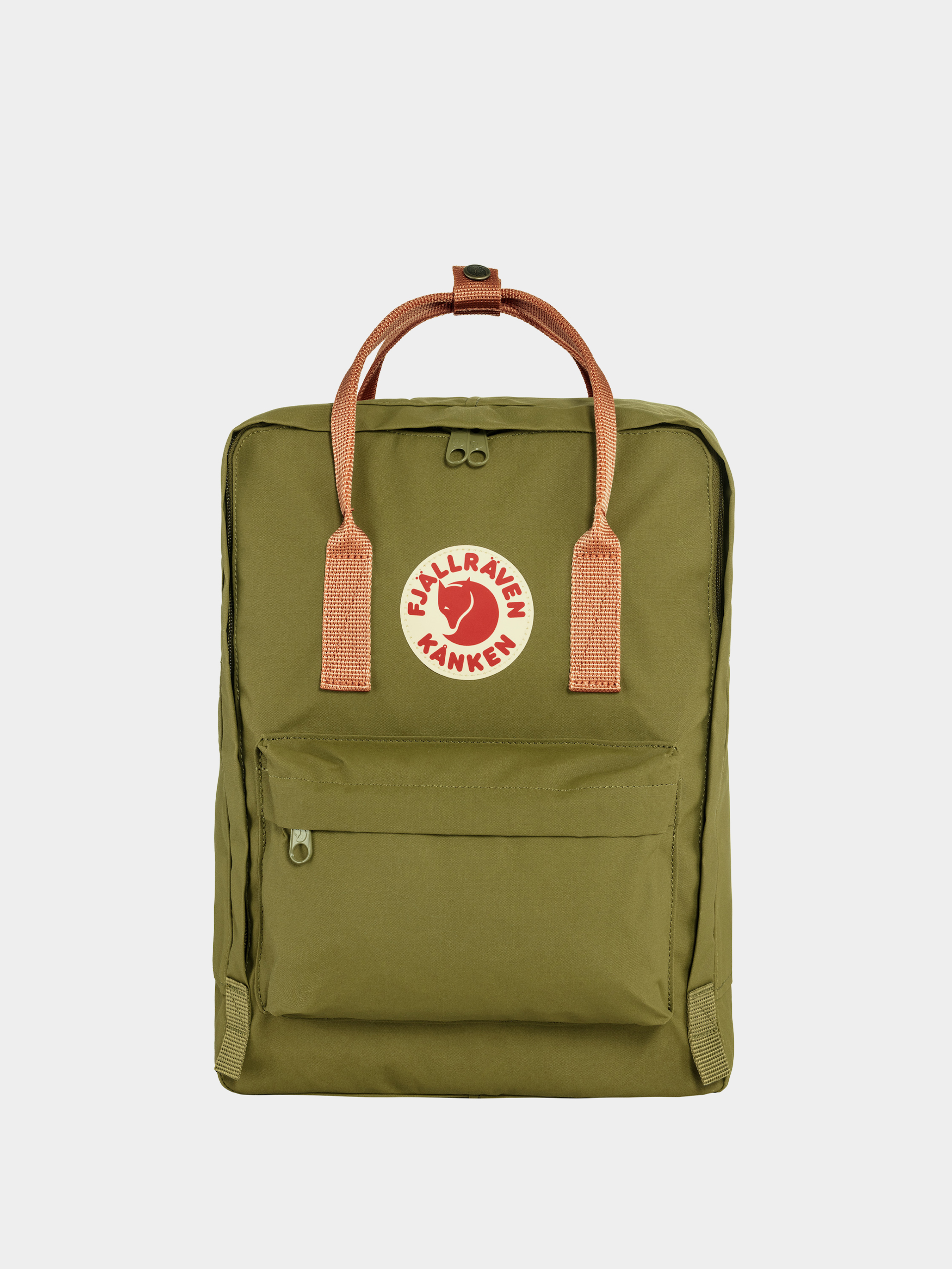 Рюкзак Fjallraven Kanken (foliage green-peach sand)