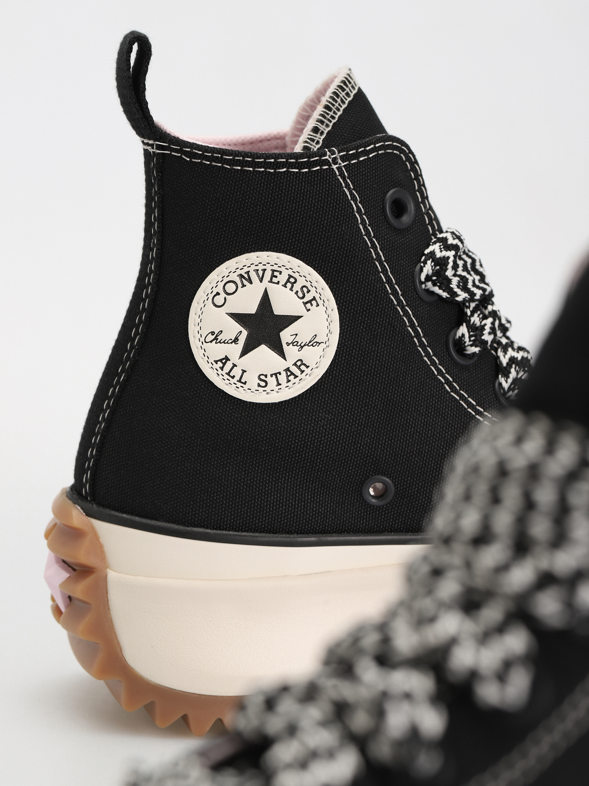 Взуття Converse Run Star Hike Hi - чорний (black/pink foam/egret)