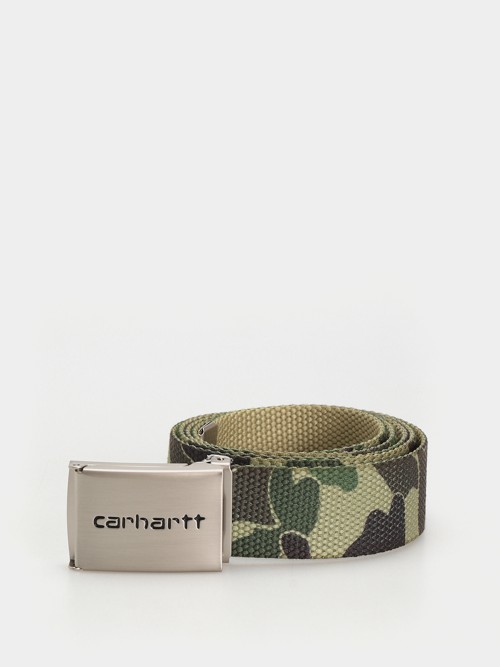 Ремінь Carhartt WIP Clip Belt Chrome (camo duck/green)