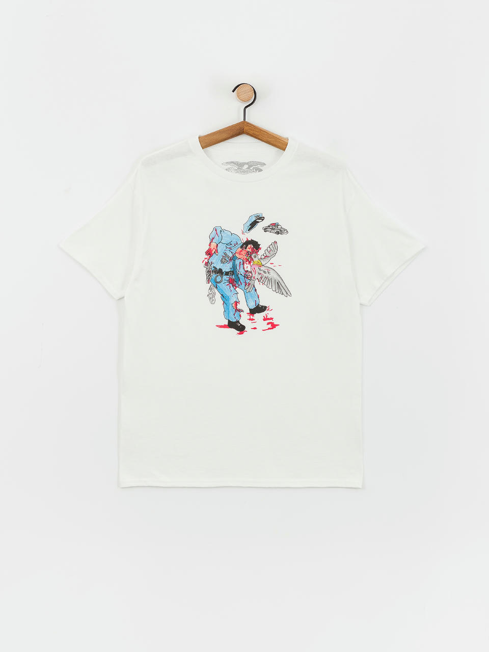 Футболка Antihero Pigeon Attack (white/multi)