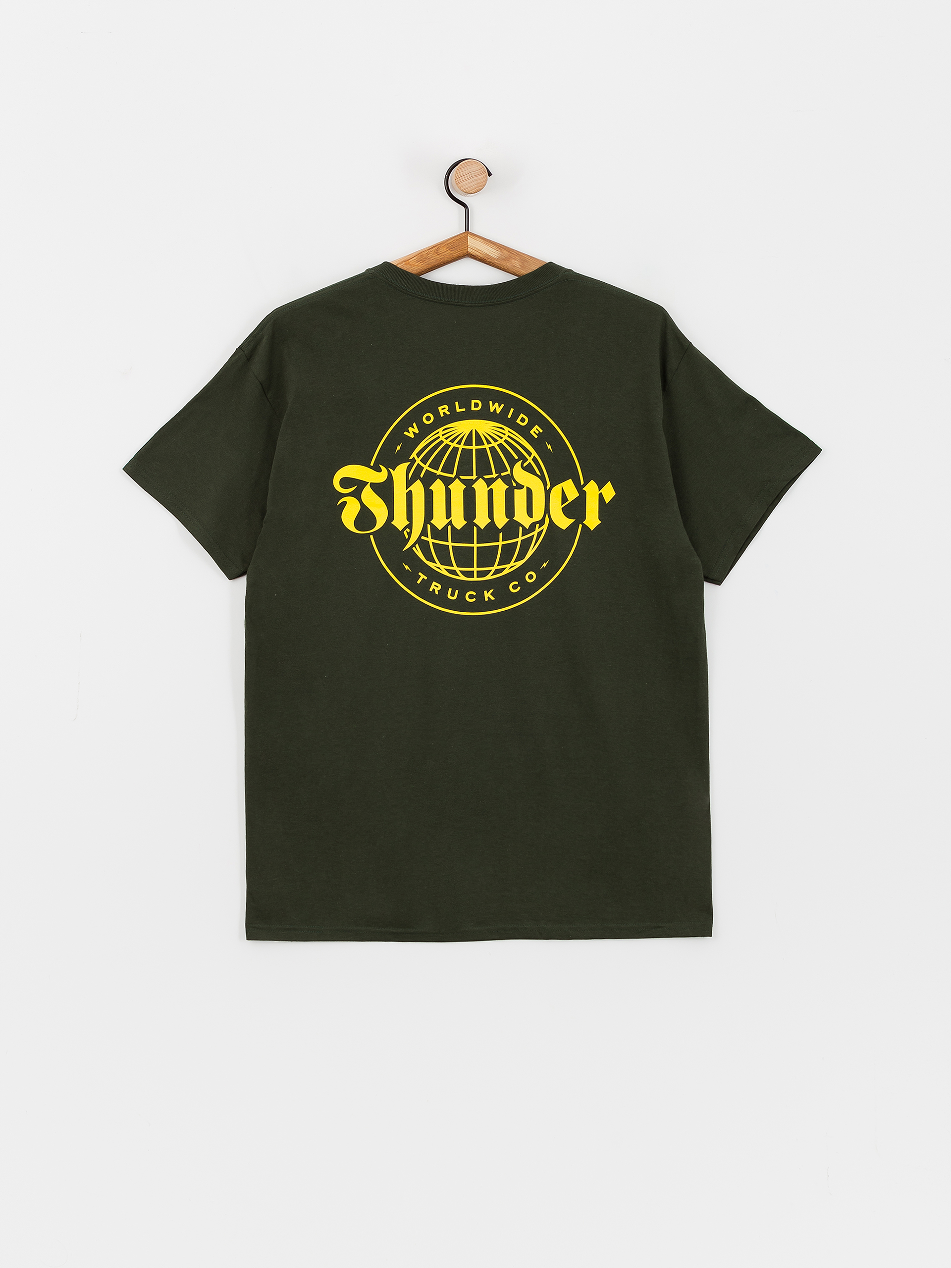 Футболка Thunder Worldwide Dbl (forest green/gold)