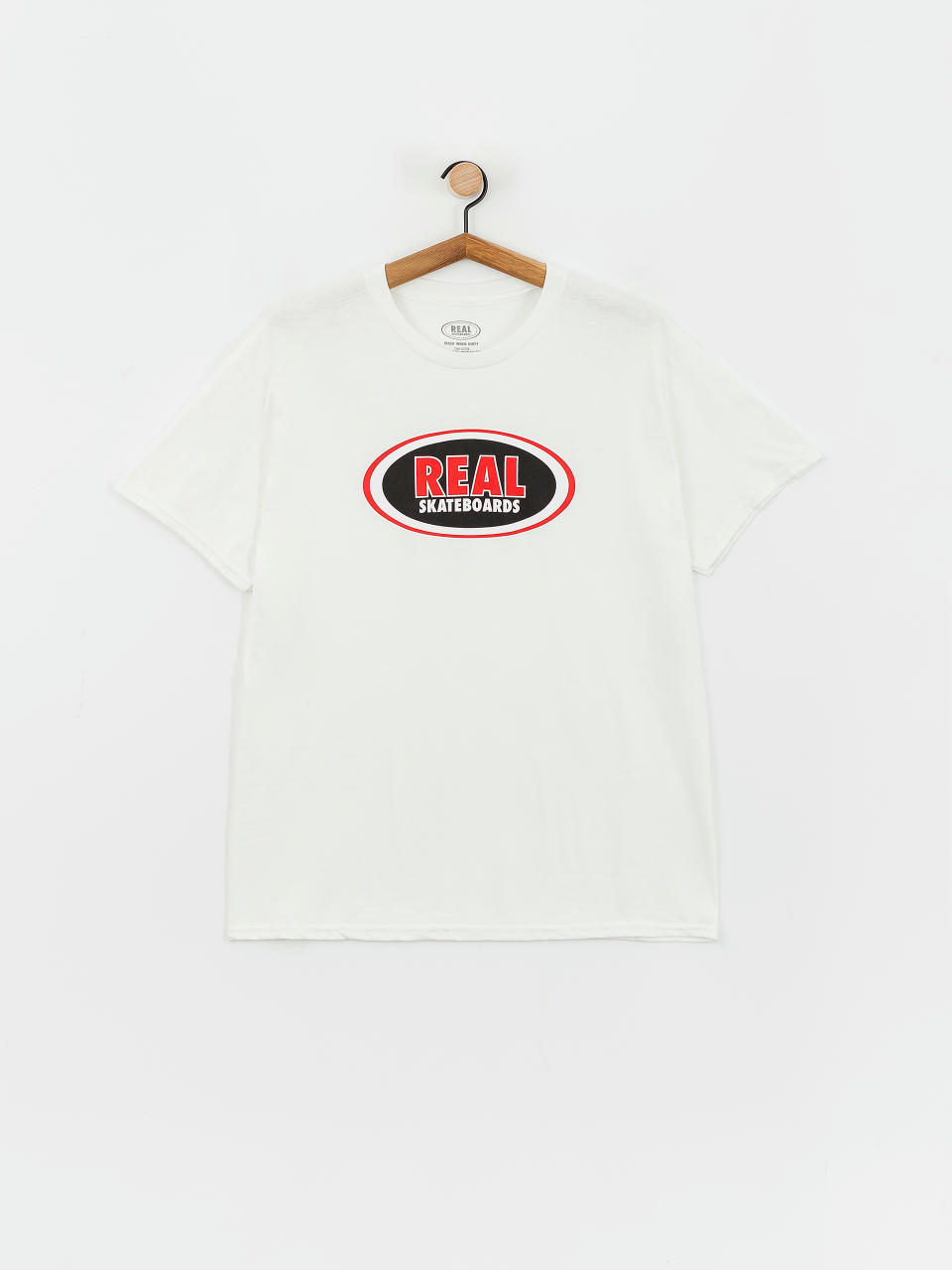 Футболка Real Oval (white/red/black)