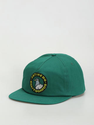 Кепка Antihero Basic Pigeon Round Snap (dark green)