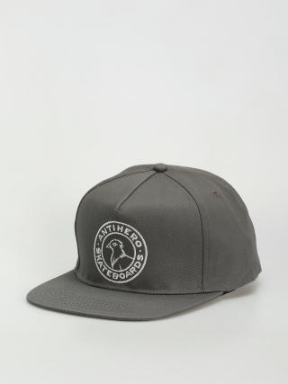 Кепка Antihero Basic Pigeon Round Snap (charcoal)