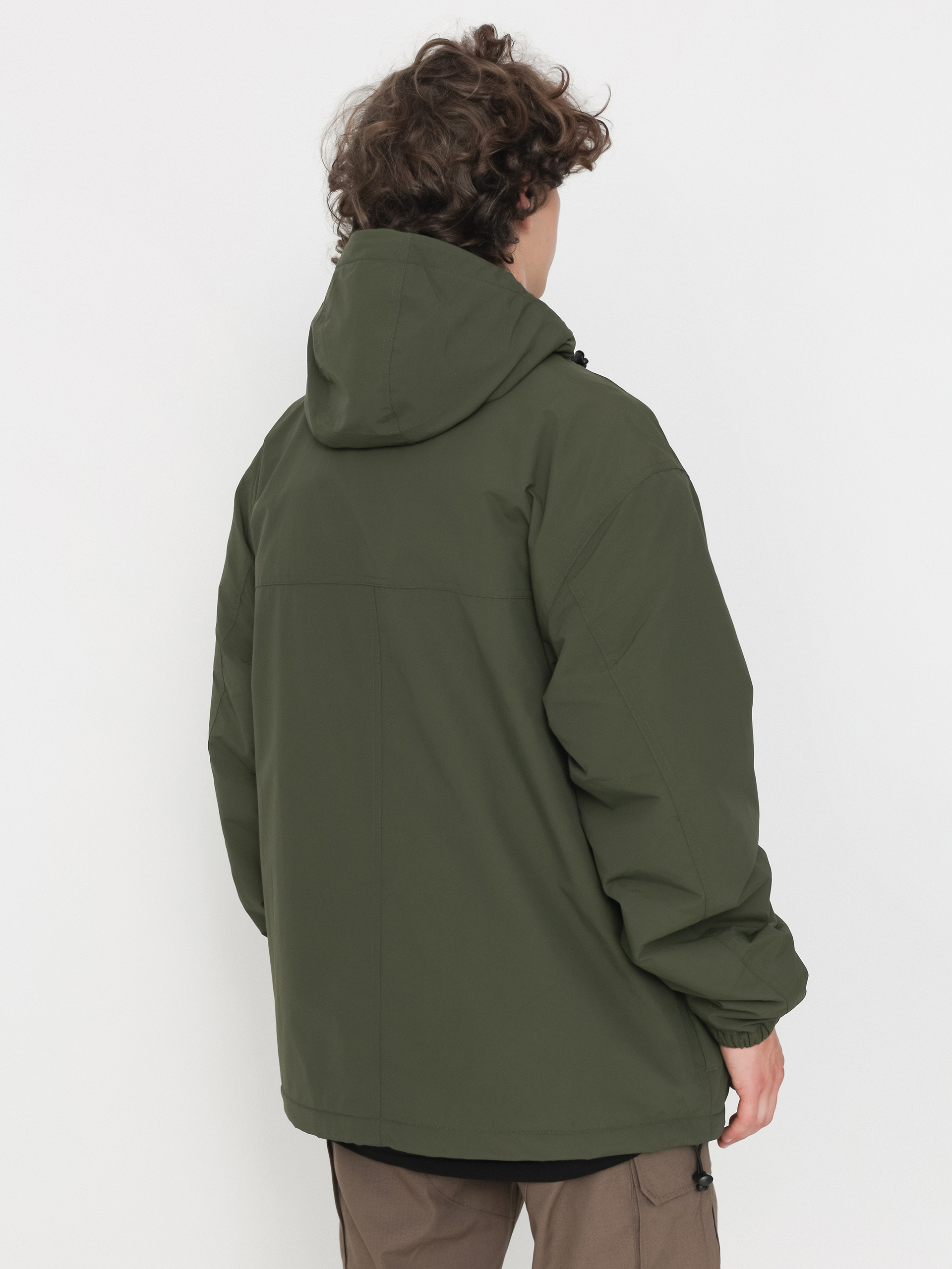 Куртка Carhartt WIP Windbreaker Pullover (office green/white)