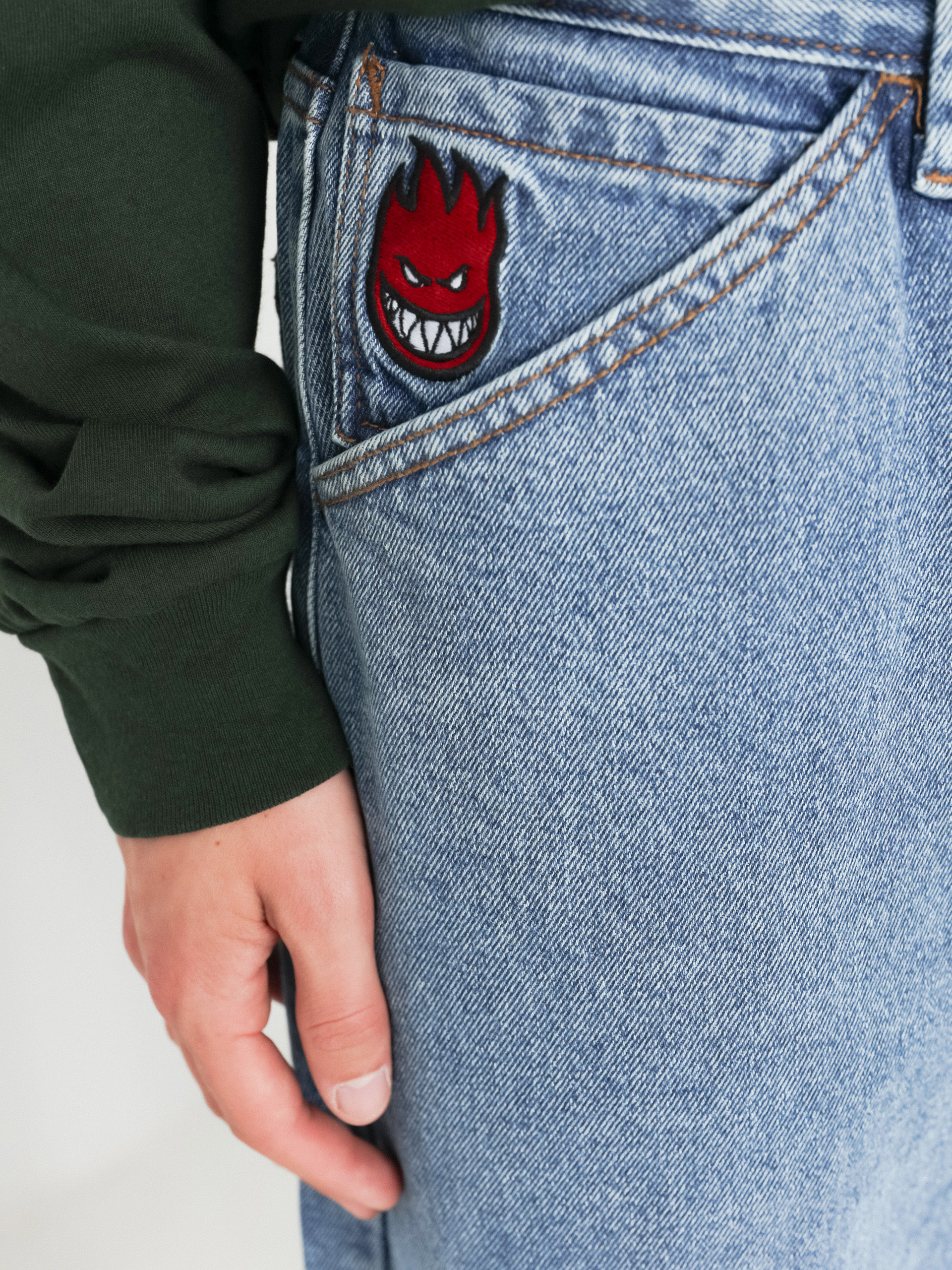 Штани Spitfire Big Head Denim (medium stone wash)