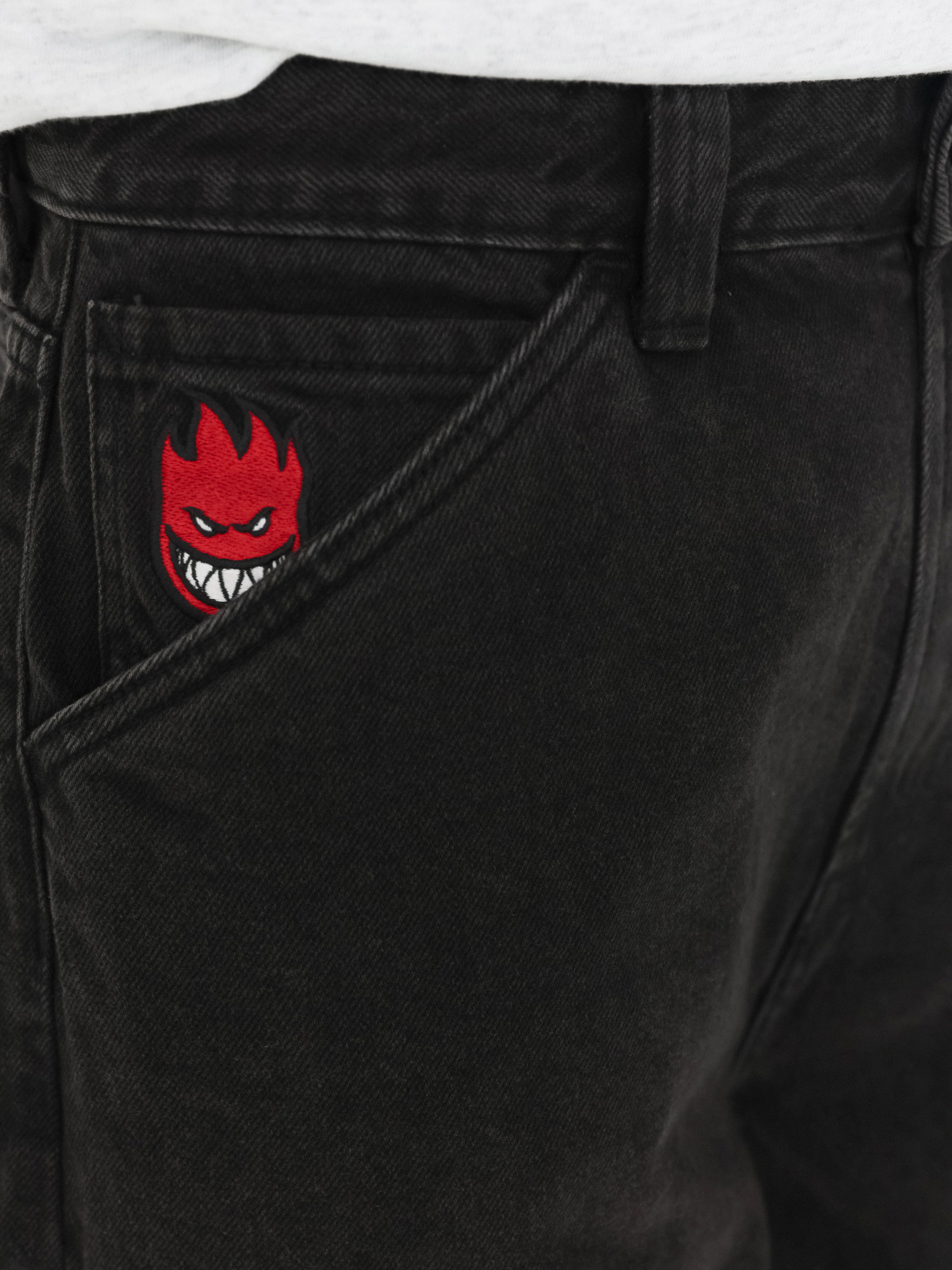 Шорти Spitfire Big Head Denim (black)