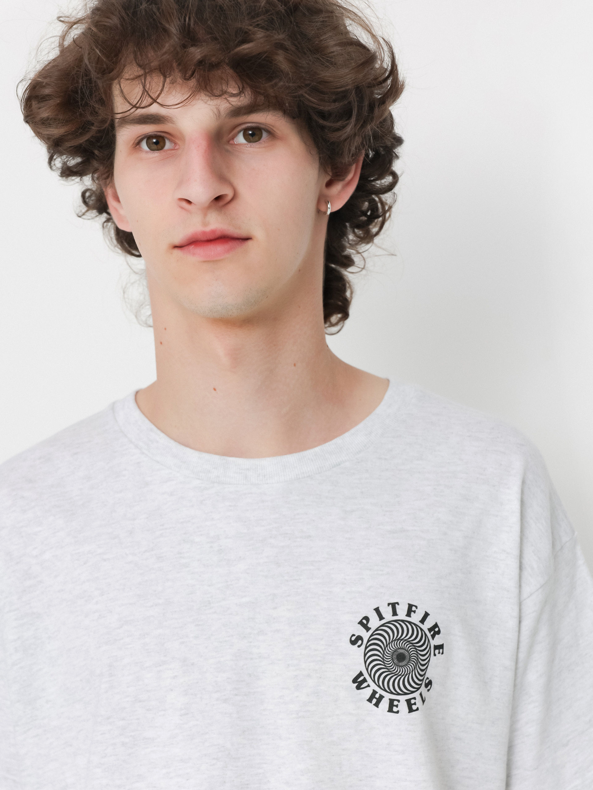 Футболка Spitfire Og Classic Fill (ash heather/black/red)