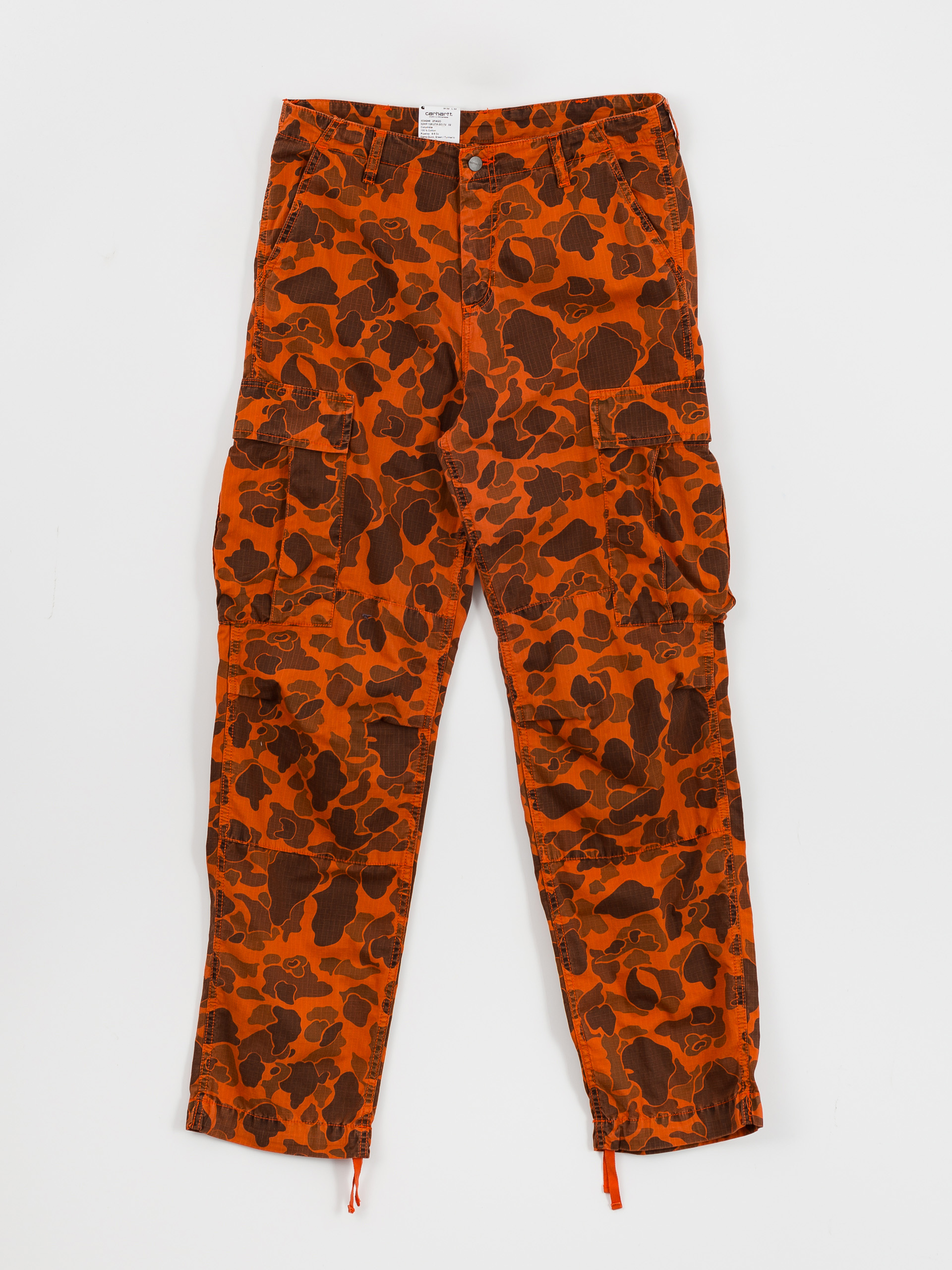 Штани Carhartt WIP Duck Cargo (camo duck/green/turmeric)