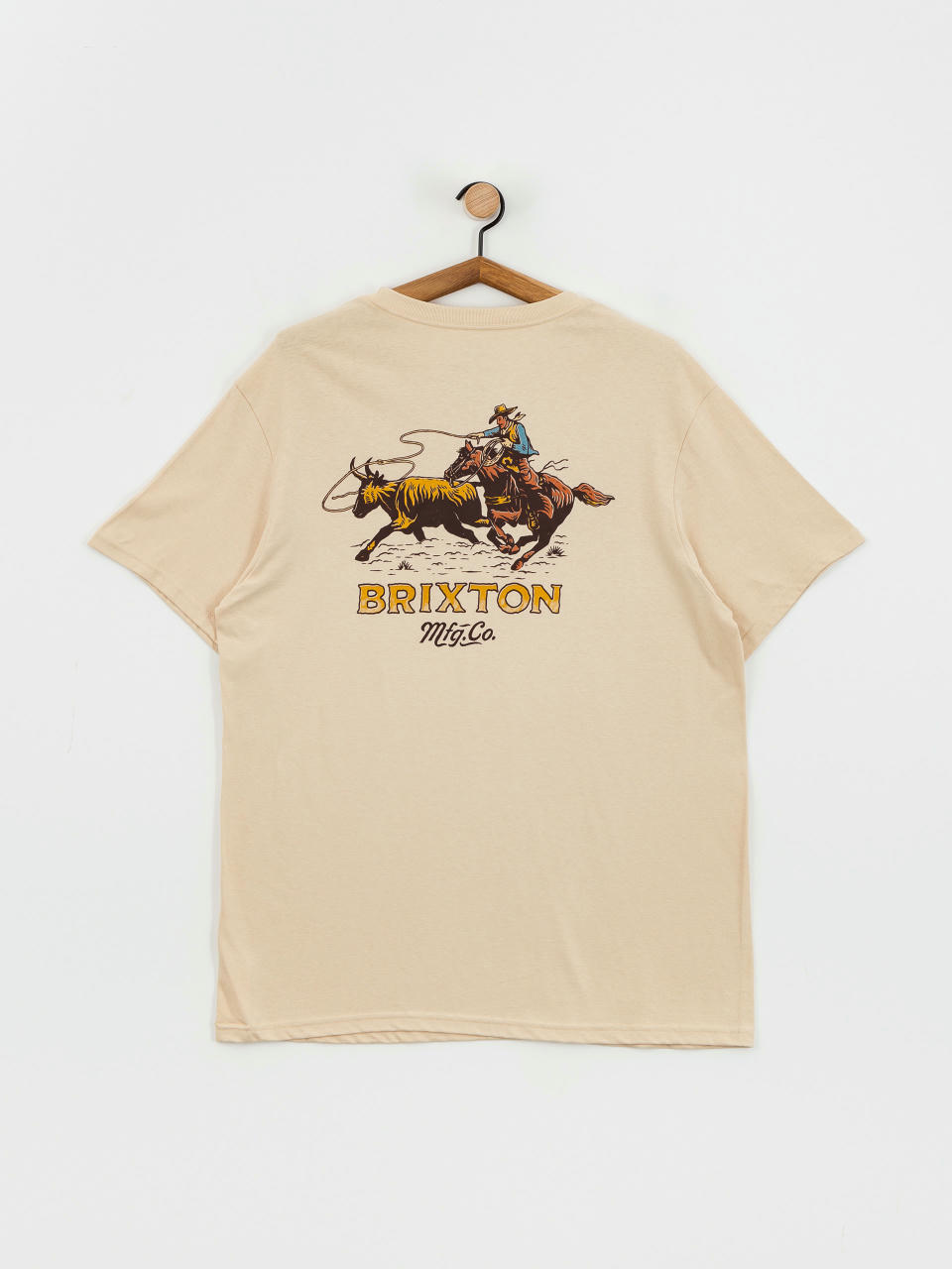 Футболка Brixton Wrangling Stt (cream)