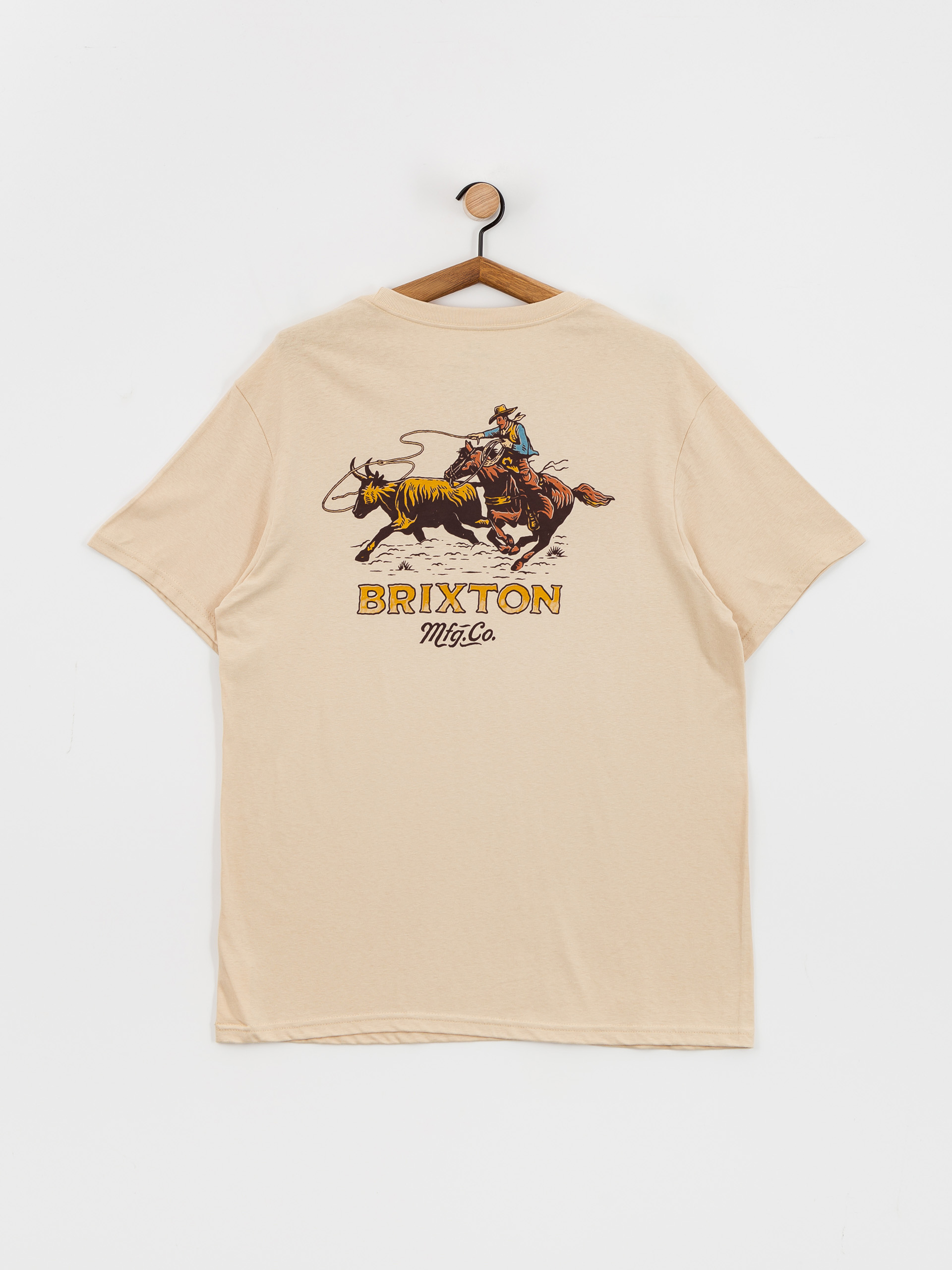 Футболка Brixton Wrangling Stt (cream)