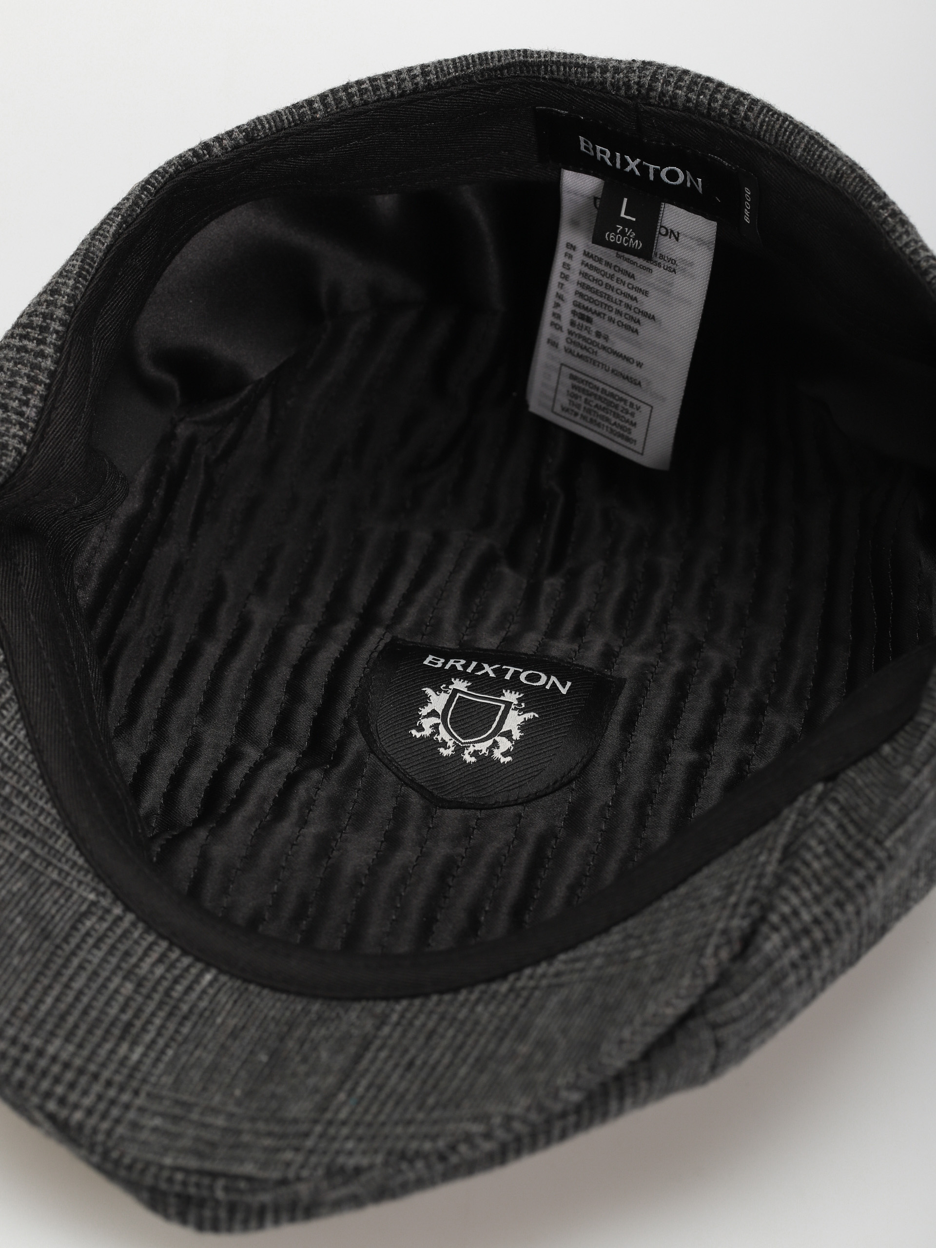 Кашкет Brixton Brood Snap Cap - сірий (charcoal)