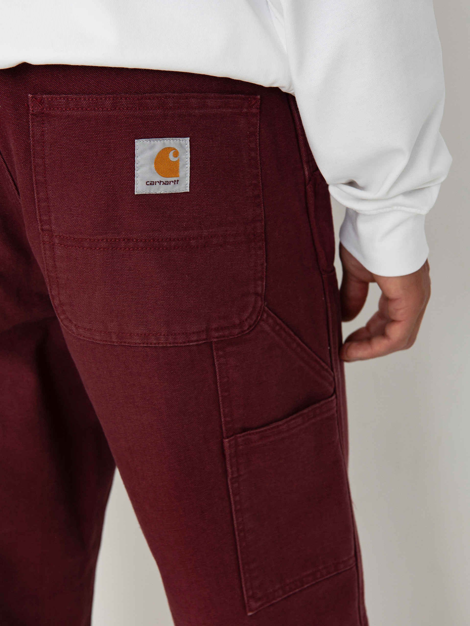 Штани Carhartt WIP Double Knee (malbec)