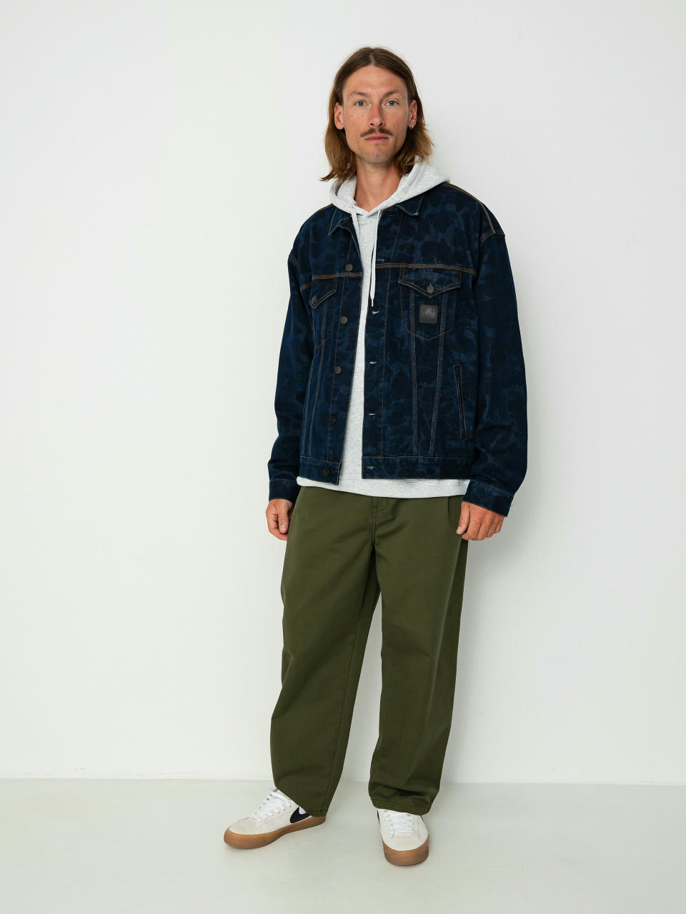 Куртка Carhartt WIP Duck Helston (camo duck/blue)