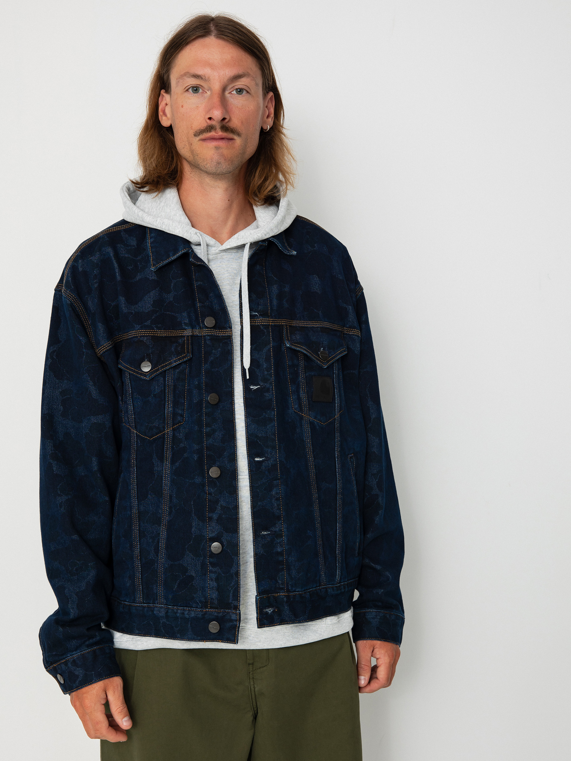 Куртка Carhartt WIP Duck Helston (camo duck/blue)