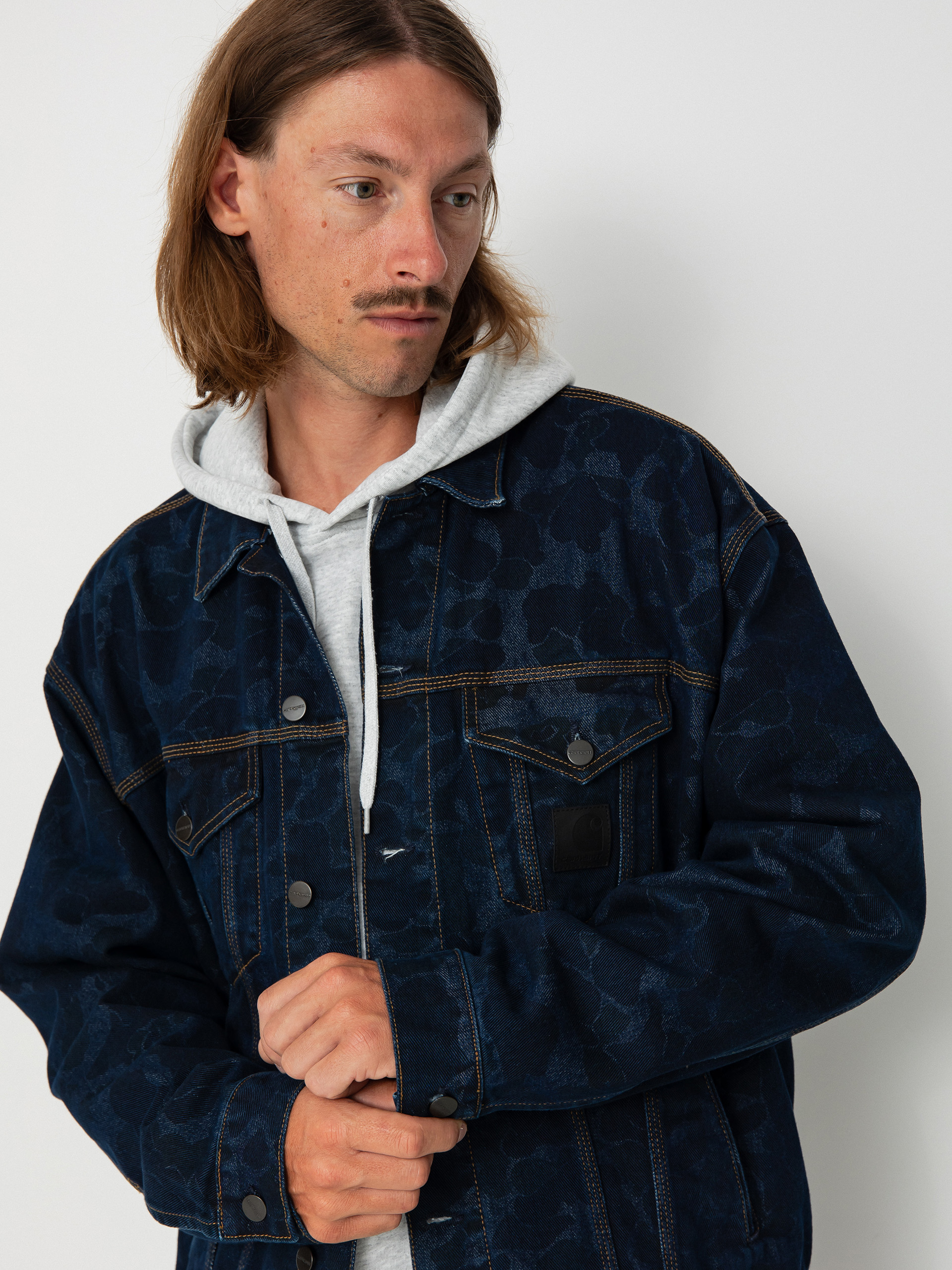 Куртка Carhartt WIP Duck Helston (camo duck/blue)