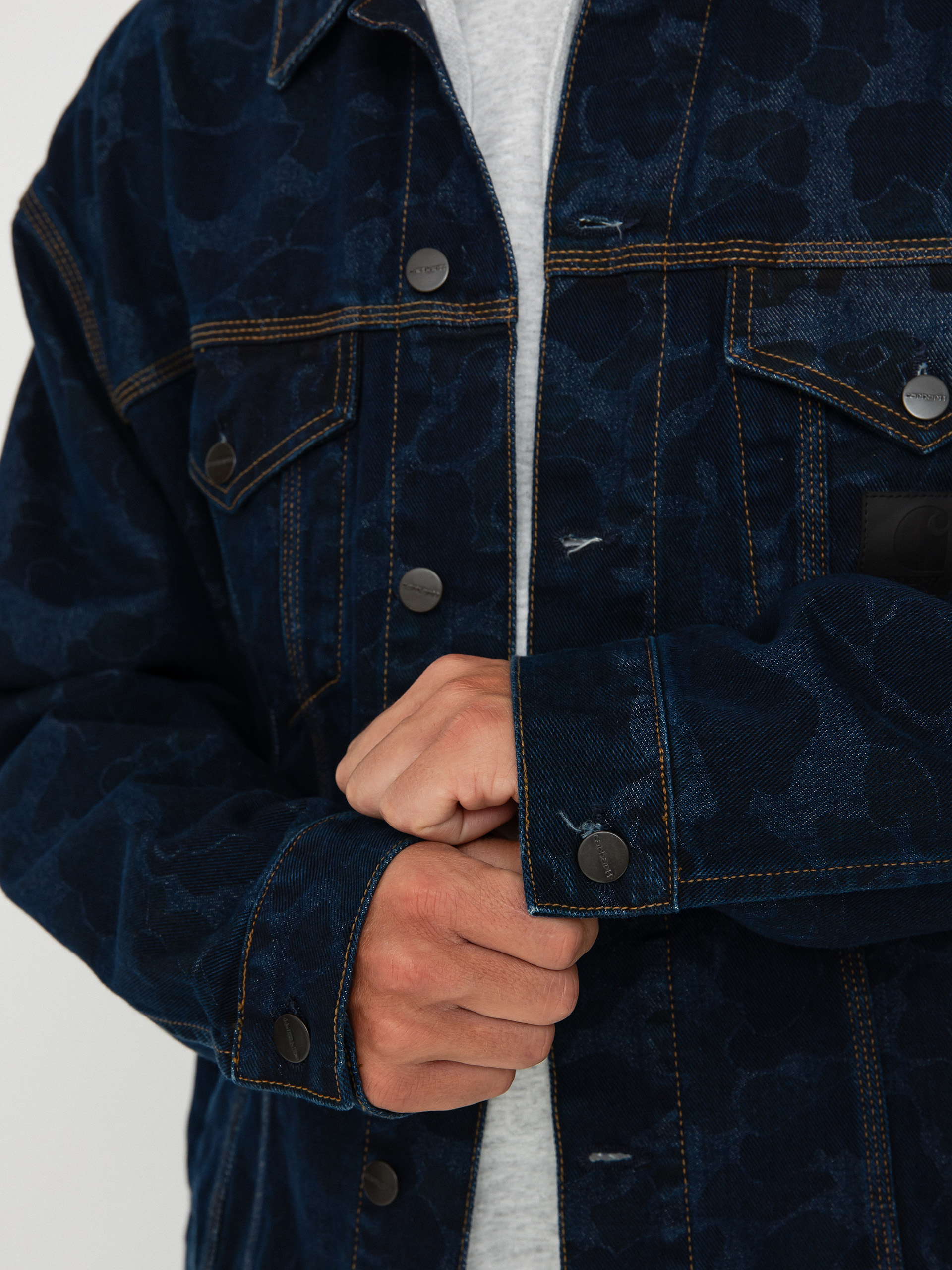 Куртка Carhartt WIP Duck Helston (camo duck/blue)