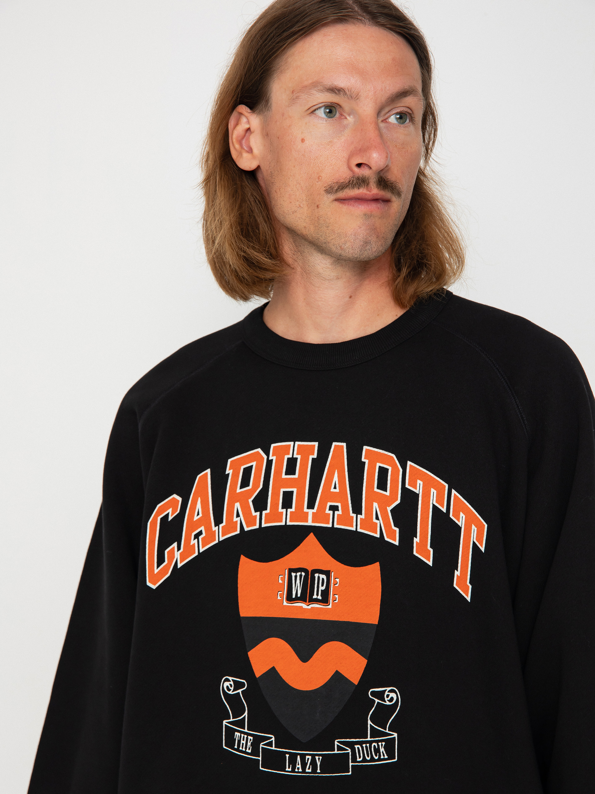 Світшот Carhartt WIP Lazy Duck Academy (black)