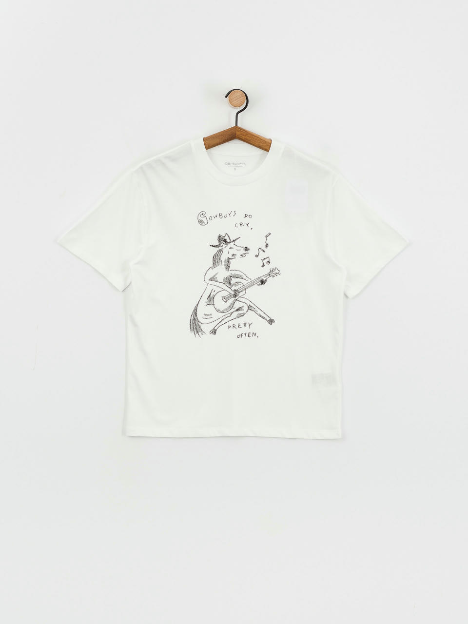 Футболка Carhartt WIP Pepe Sad Cowboy Wmn (white/black)