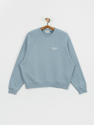 Світшот Carhartt WIP Signature Wmn (dusty ice/white)