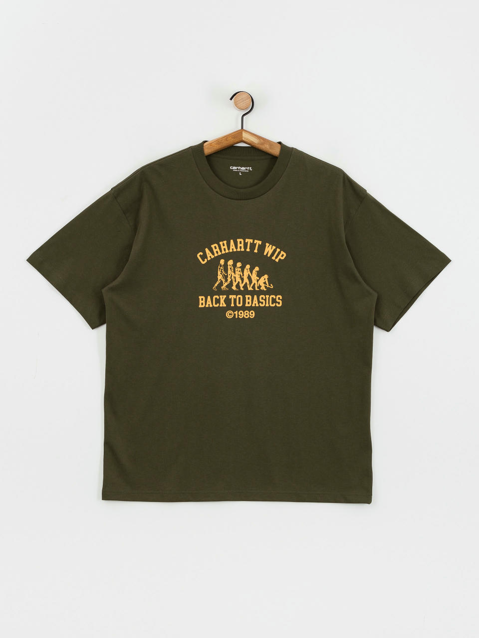 Футболка Carhartt WIP Basics (office green/winter spice)