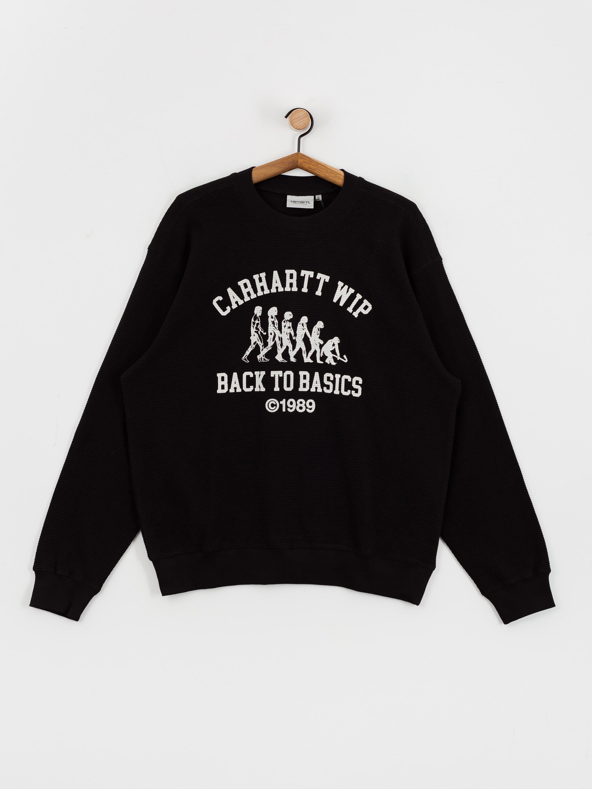 Світшот Carhartt WIP Main Basics (black/white)
