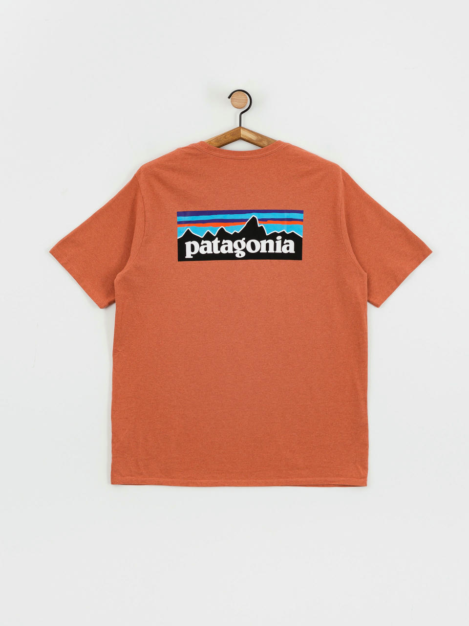 Футболка Patagonia P 6 Logo Responsibili (redtail rust)