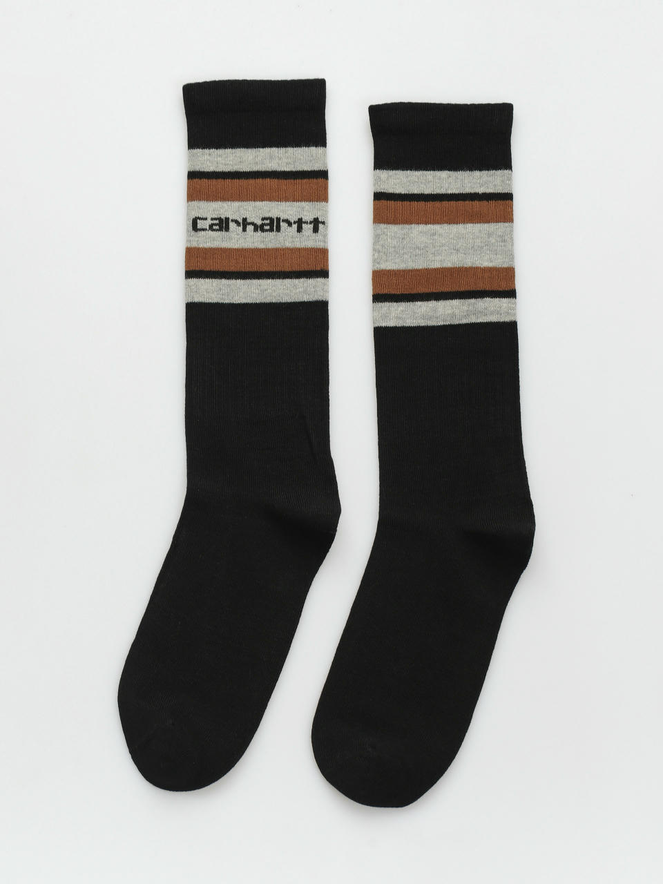  Шкарпетки Carhartt WIP Connors (black/grey heather/hamilton brown)