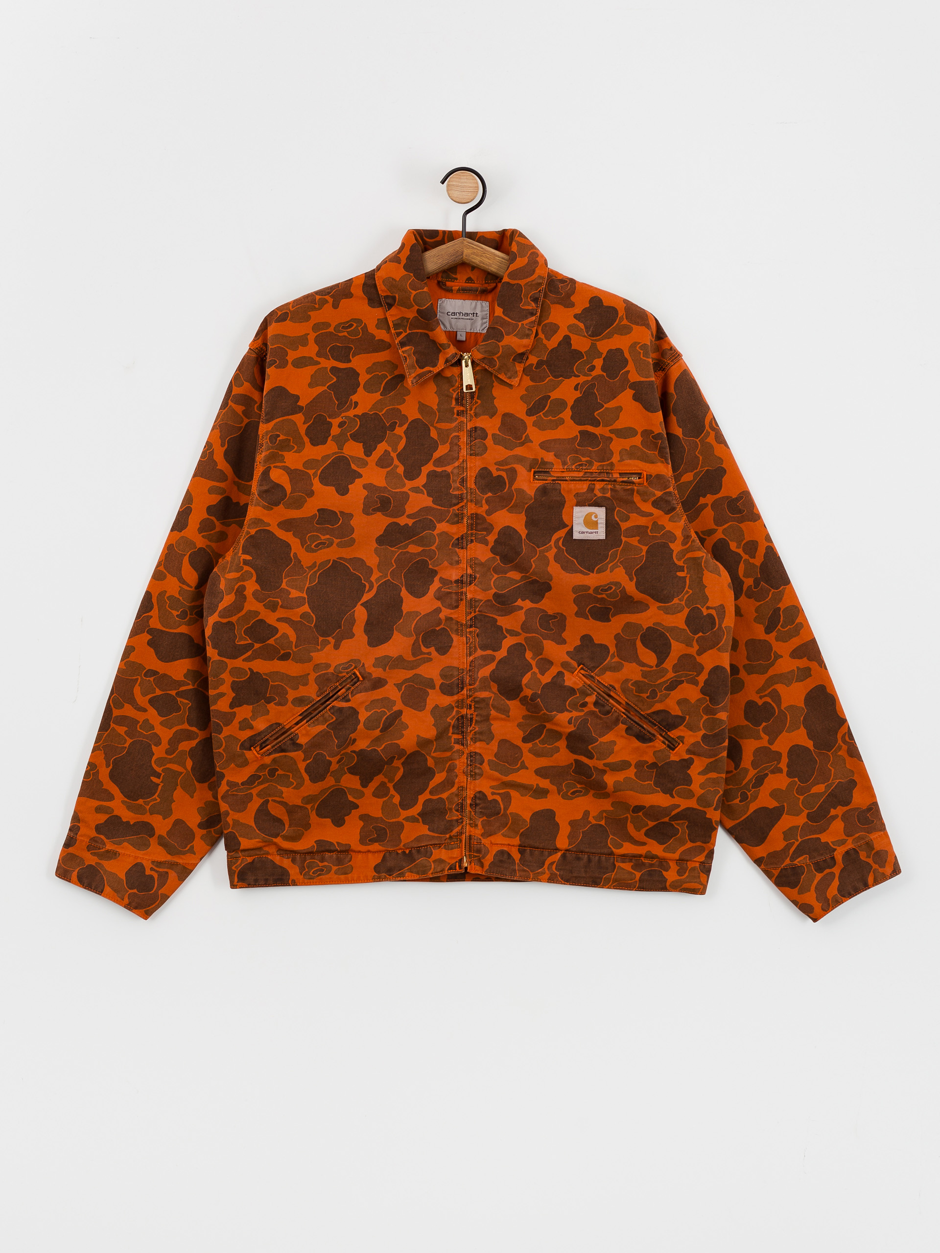 Куртка Carhartt WIP Duck Detroit (camo duck/green/turmeric)