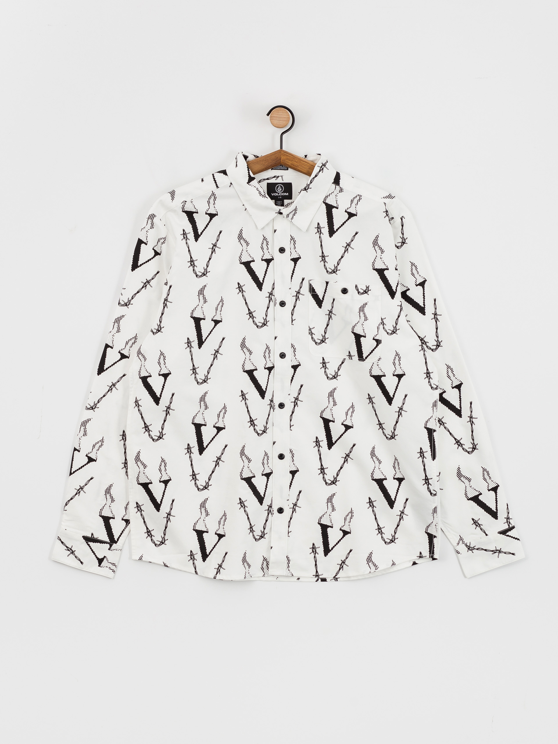Сорочка Volcom Fergadelic Woven Ls (white)