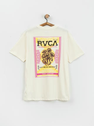 Футболка RVCA Poppies (antique white)