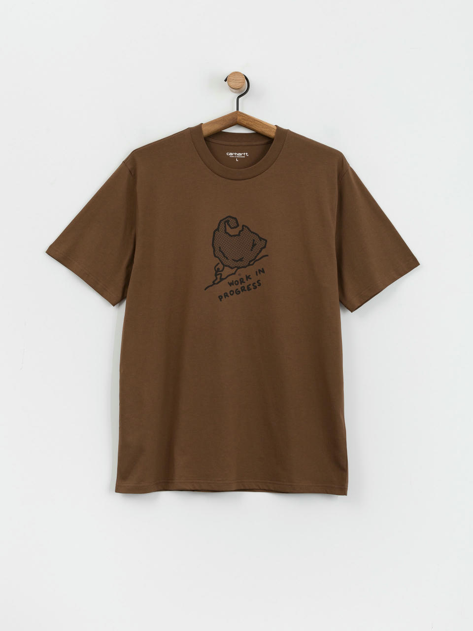 Футболка Carhartt WIP Move On Up (chocolate/black)