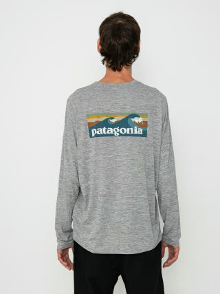 Лонгслів Patagonia Cap Cool Daily Graphic Waters (boardshort logo abalone blue feather grey)