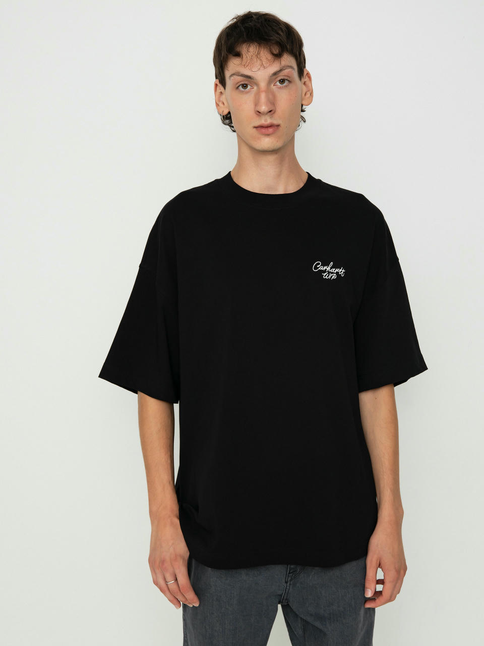 Футболка Carhartt WIP Signature Script (black/wax)