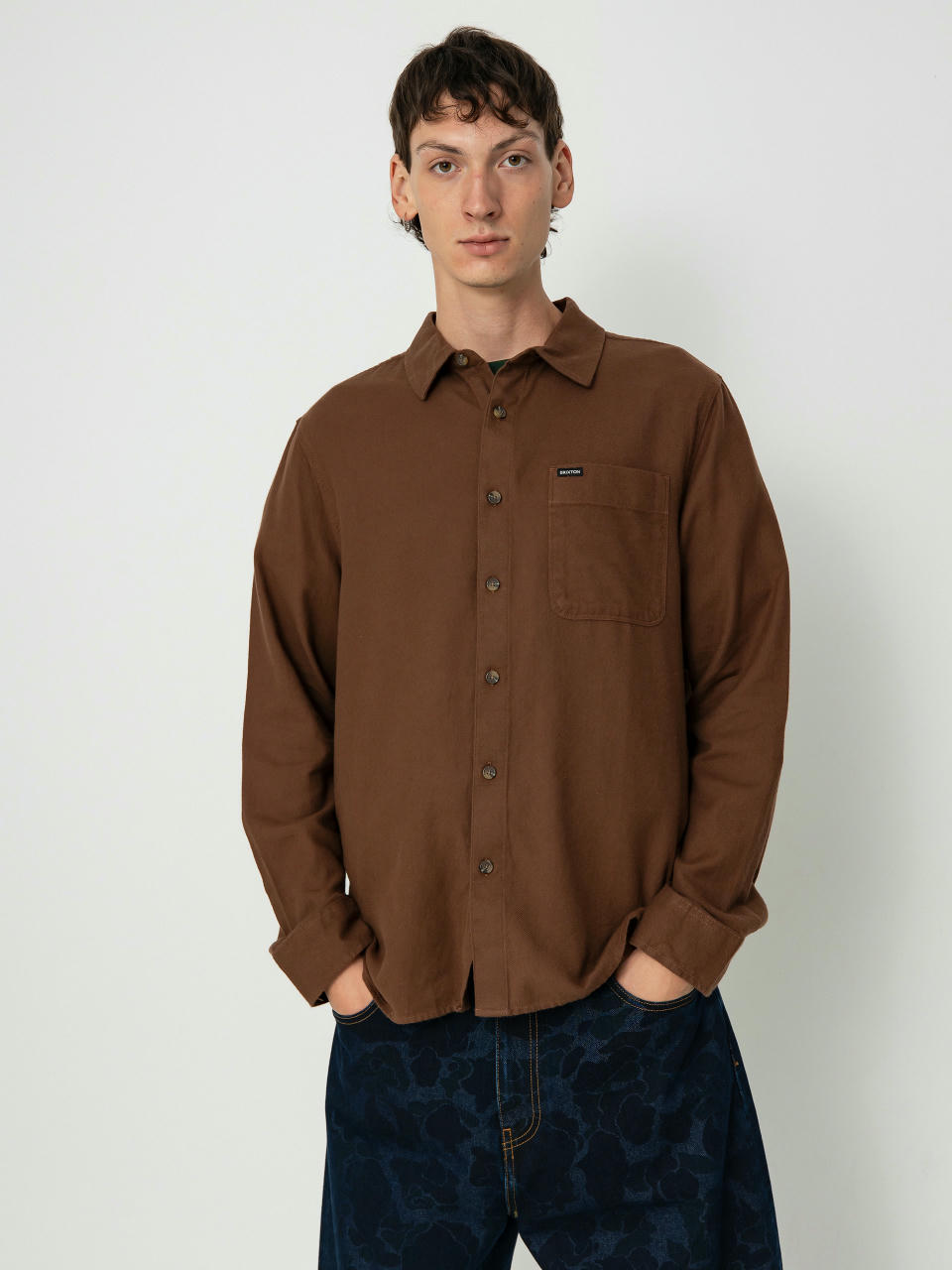 Сорочка Brixton Hasting Lw Flannel (pinecone brown)