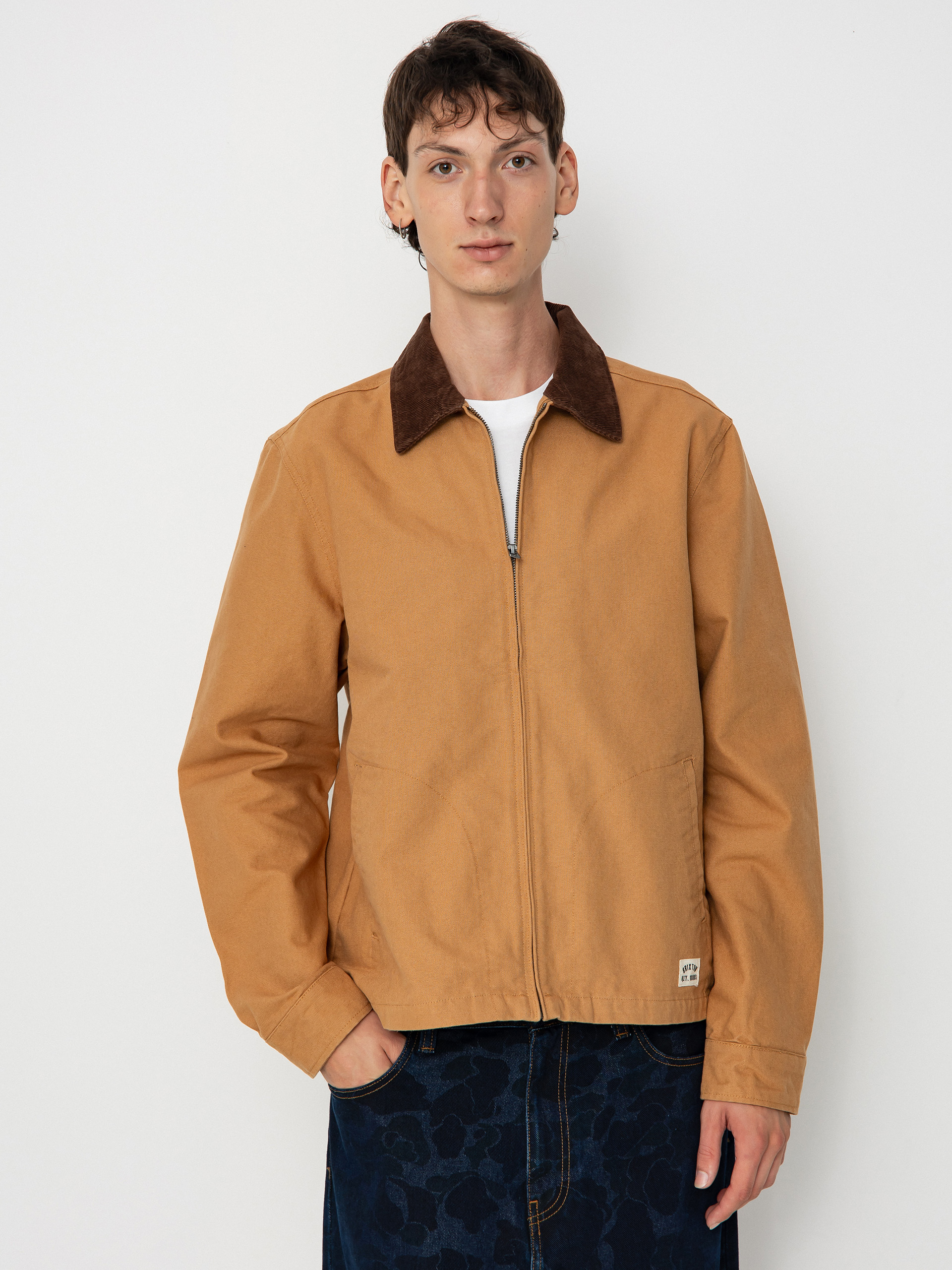 u041au0443u0440u0442u043au0430 Brixton Mechanic Garage Zip (tobacco brown)